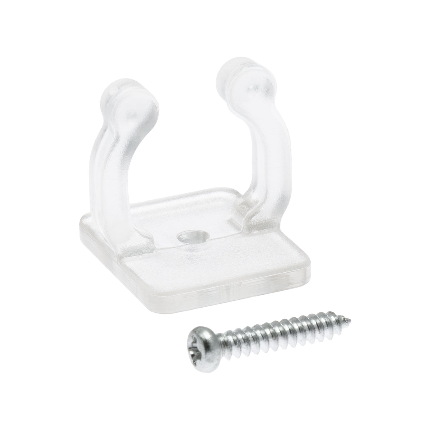Set 50 ganchos de fijación para manguera luminosa led neón de una cara Set 50 ganchos de fijación para manguera luminosa led neón de una cara