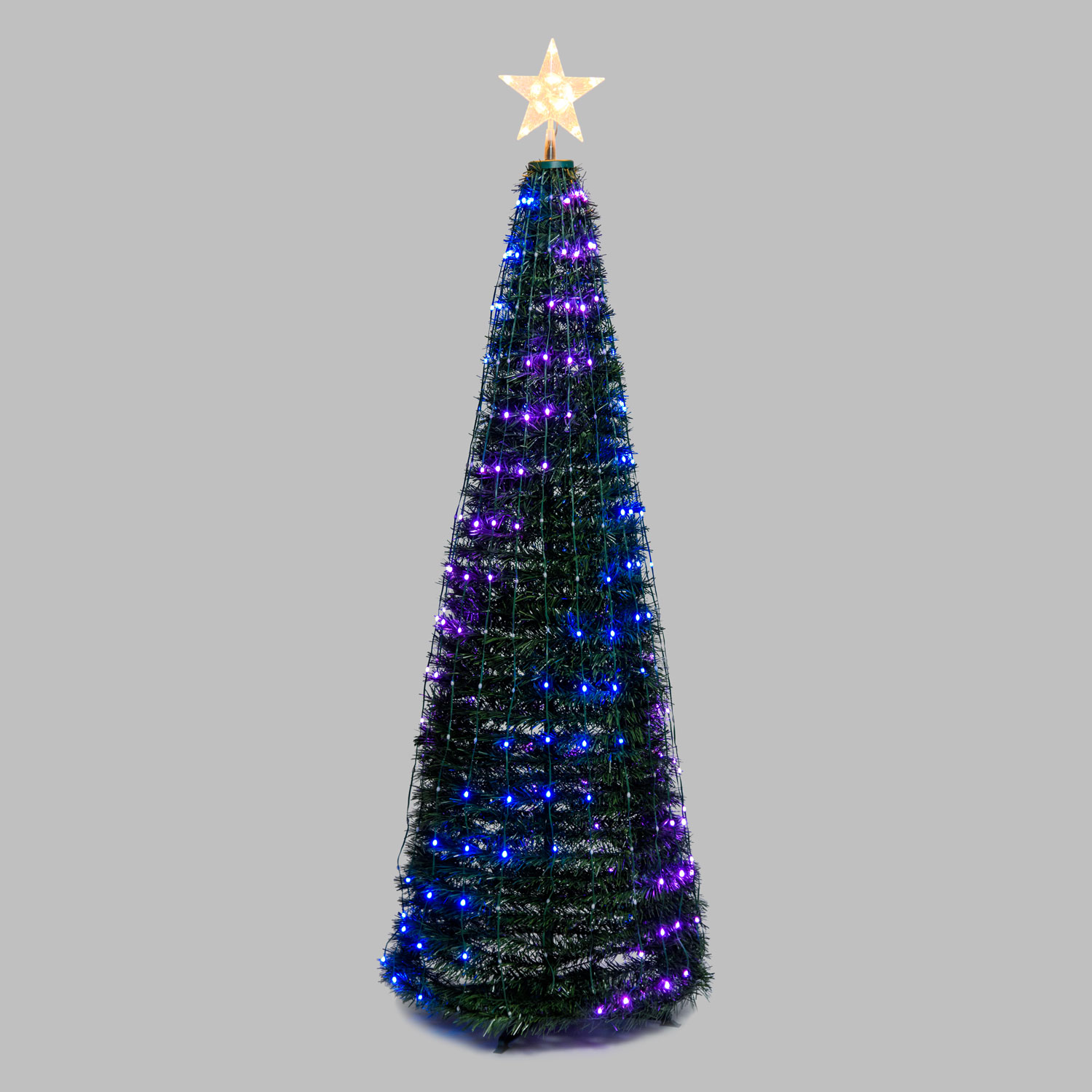 Faltbarer Baum aus künstlichem Kiefer, h. 180 cm, 304 RGB LED Lichterperlen 18 Faltbarer Baum aus künstlichem Kiefer, h. 180 cm, 304 RGB LED Lichterperlen 18