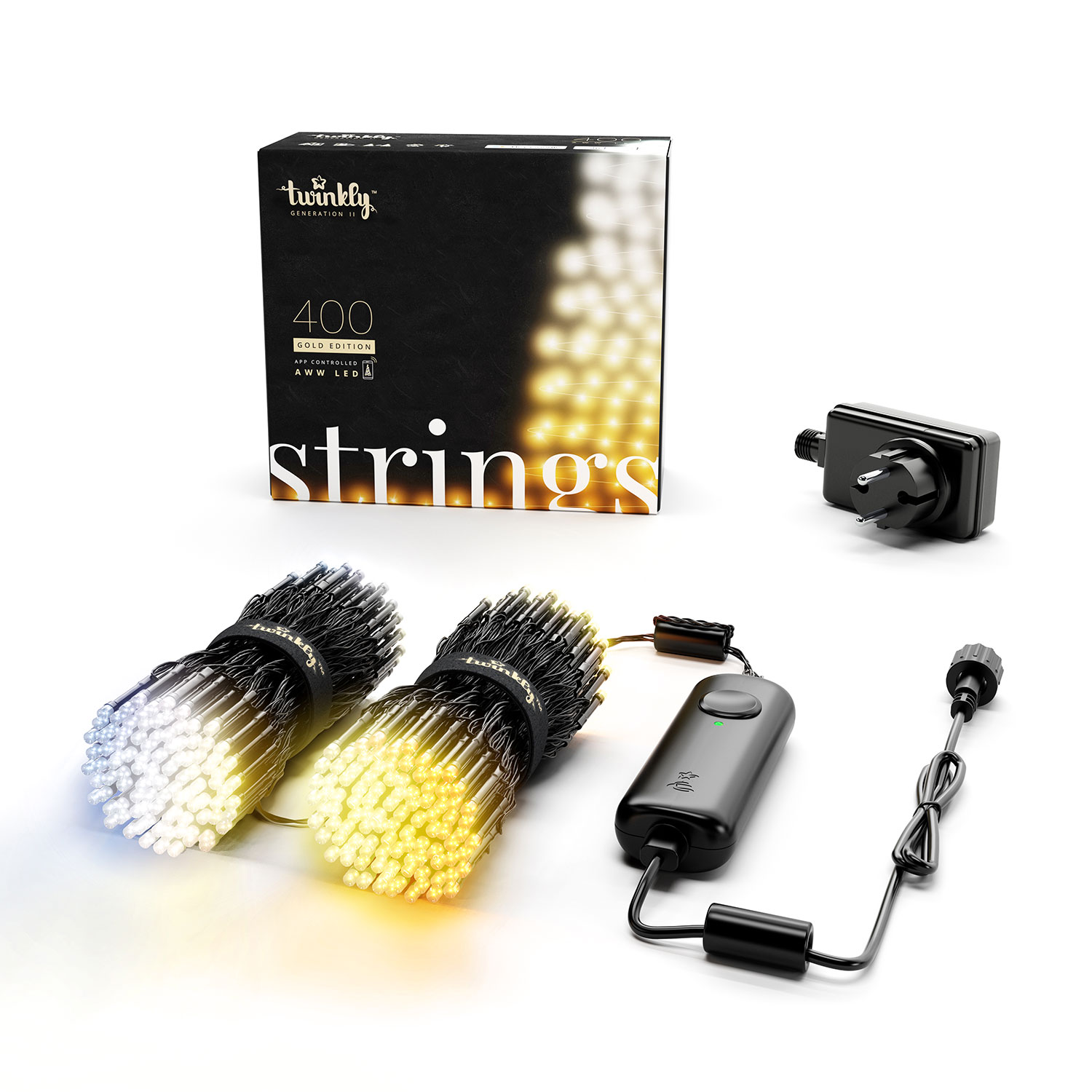 Catena Twinkly AWW, 32 metri, 400 led 1 Catena Twinkly AWW, 32 metri, 400 led 1
