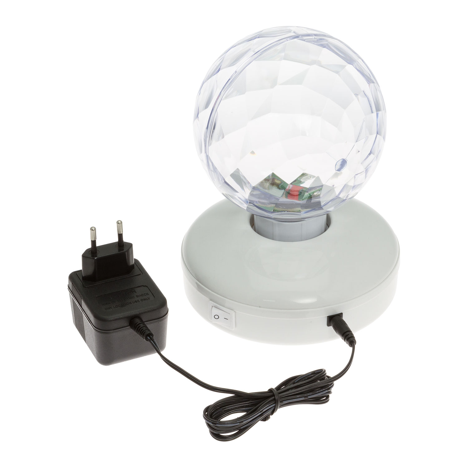 LED-Diskokugel Ø 11 cm, blau-rot-grün 5 LED-Diskokugel Ø 11 cm, blau-rot-grün 5