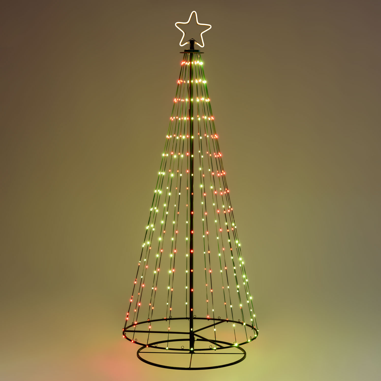 h 200 cm, 304 LEDs, Foldable Conical Christmas Tree 1 h 200 cm, 304 LEDs, Foldable Conical Christmas Tree 1