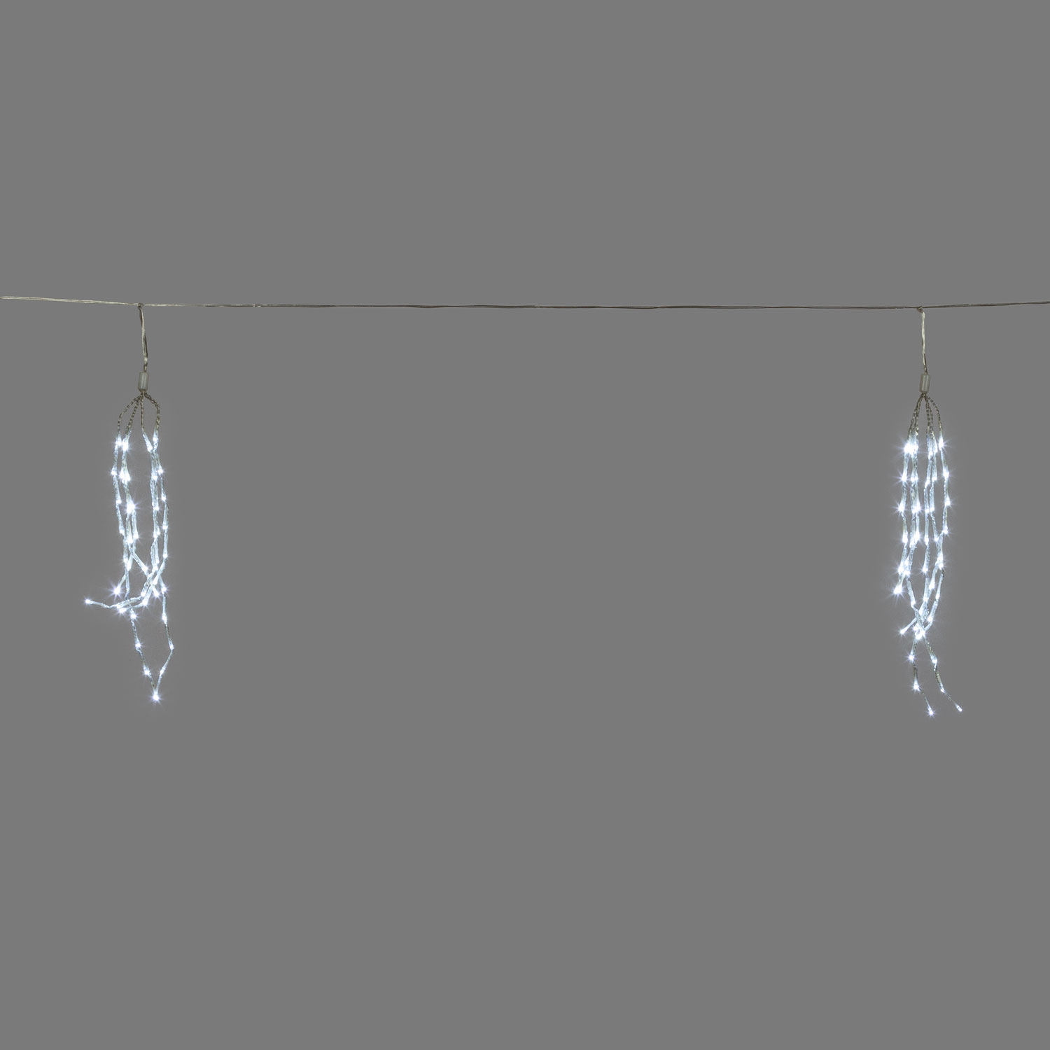 Catena luminosa 10 grappoli con miniled bianco freddo 8 Catena luminosa 10 grappoli con miniled bianco freddo 8