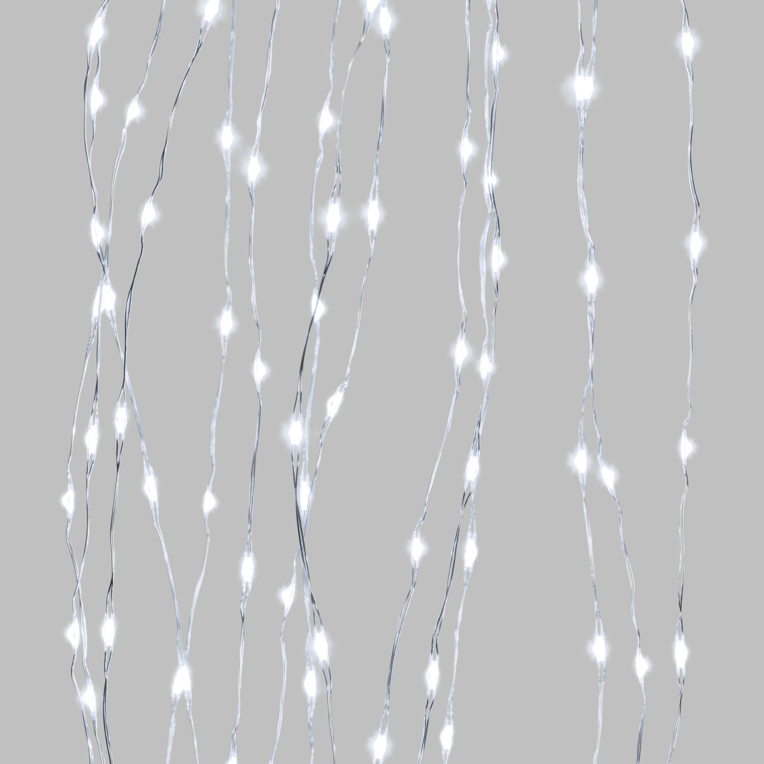 Cascata di luci 2 m, 600 microled bianco freddo 5 Cascata di luci 2 m, 600 microled bianco freddo 5