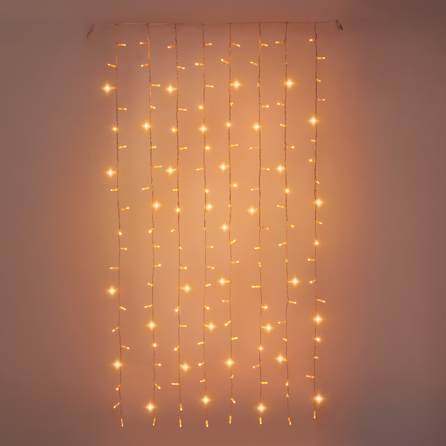 Vorhanglichter Connect ProLine 36V, 1 x H 2 m, 160 Maxiled warmweiß, transparentes Kabel 9 Vorhanglichter Connect ProLine 36V, 1 x H 2 m, 160 Maxiled warmweiß, transparentes Kabel 9