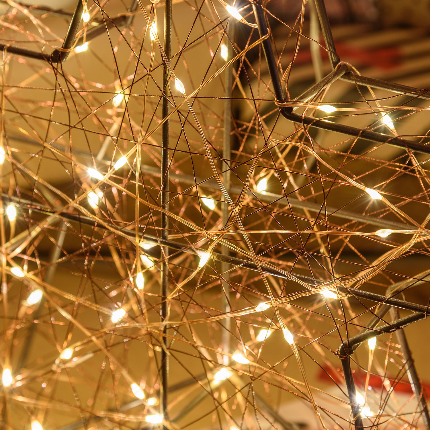 3D Star in Brown Metal Christmas Figure, Ø 40cm, 80 Warm White MicroLEDs 8 3D Star in Brown Metal Christmas Figure, Ø 40cm, 80 Warm White MicroLEDs 8