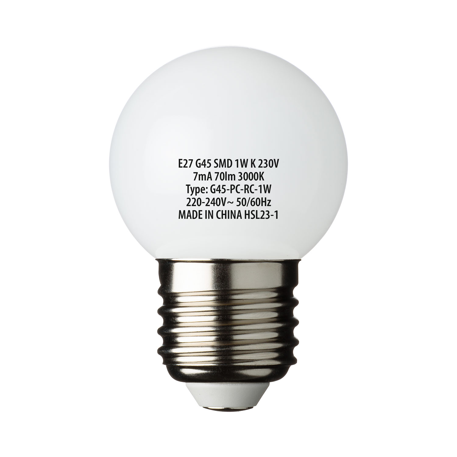 Ampoule Globe blanche, E27, blanc chaud 5 Ampoule Globe blanche, E27, blanc chaud 5