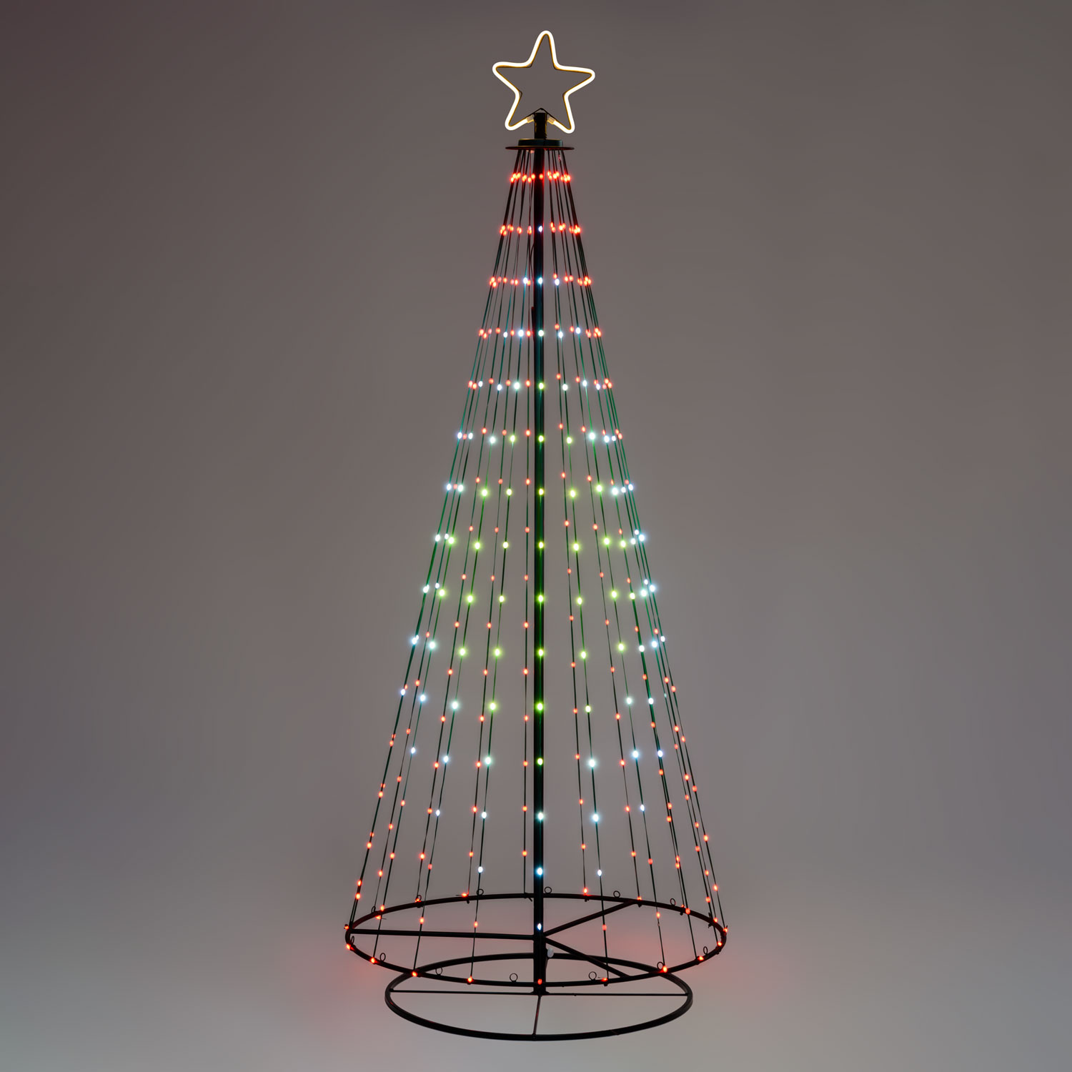 h 200 cm, 304 LEDs, Foldable Conical Christmas Tree 13 h 200 cm, 304 LEDs, Foldable Conical Christmas Tree 13