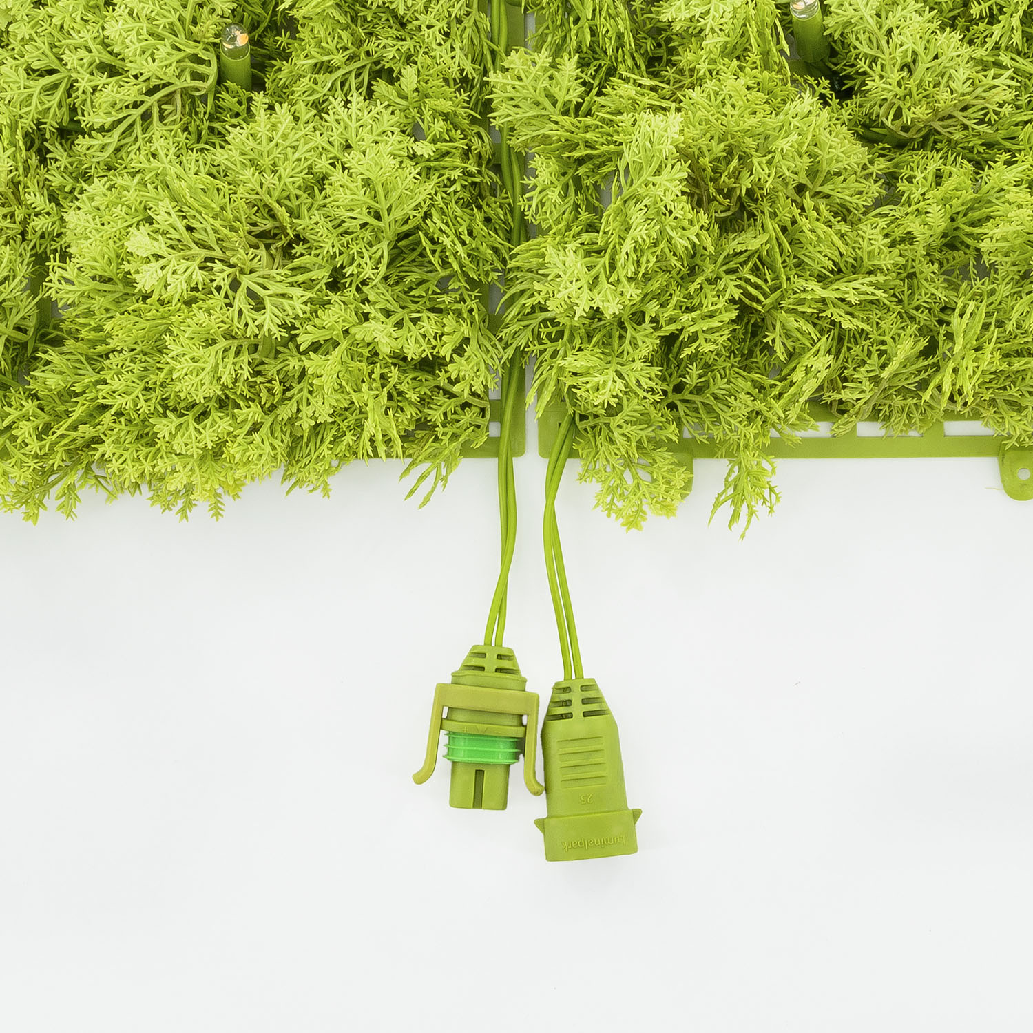 Panneau de Lichen artificiel vert acide Green Wall Light, 16 Maxiled Dual Color blanc chaud 6