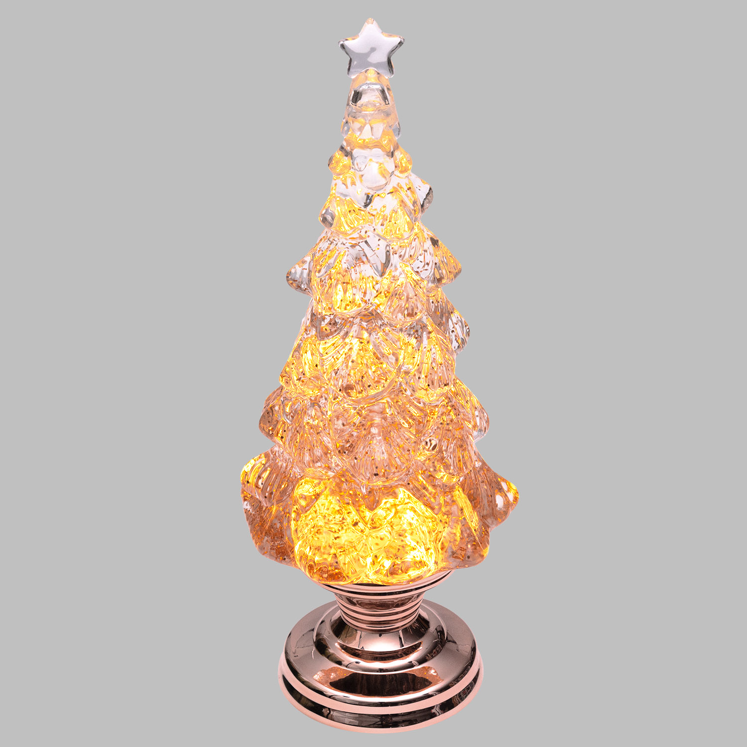 Sapin de Noël avec paillettes scintillantes à piles, h 32 cm, LED blanc chaud Sapin de Noël avec paillettes scintillantes à piles, h 32 cm, LED blanc chaud