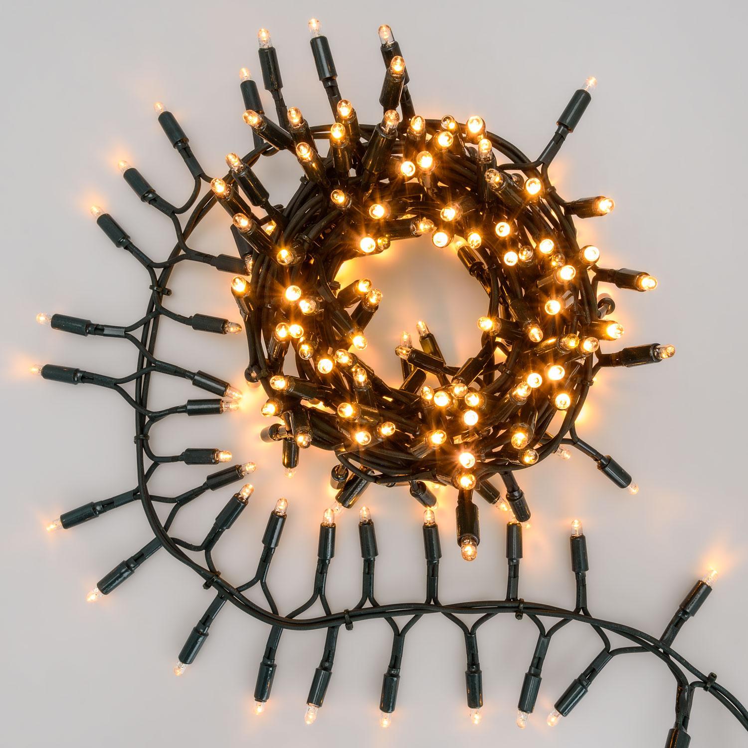 Guirlande lumineuse Festoon 4 mètres, 200 maxiled blanc chaud, IP67 Guirlande lumineuse Festoon 4 mètres, 200 maxiled blanc chaud, IP67