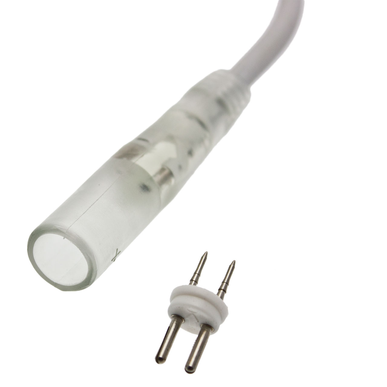 Connettore tubo - femmina PML, 0,3 m, cavo bianco, IP67 2 Connettore tubo - femmina PML, 0,3 m, cavo bianco, IP67 2