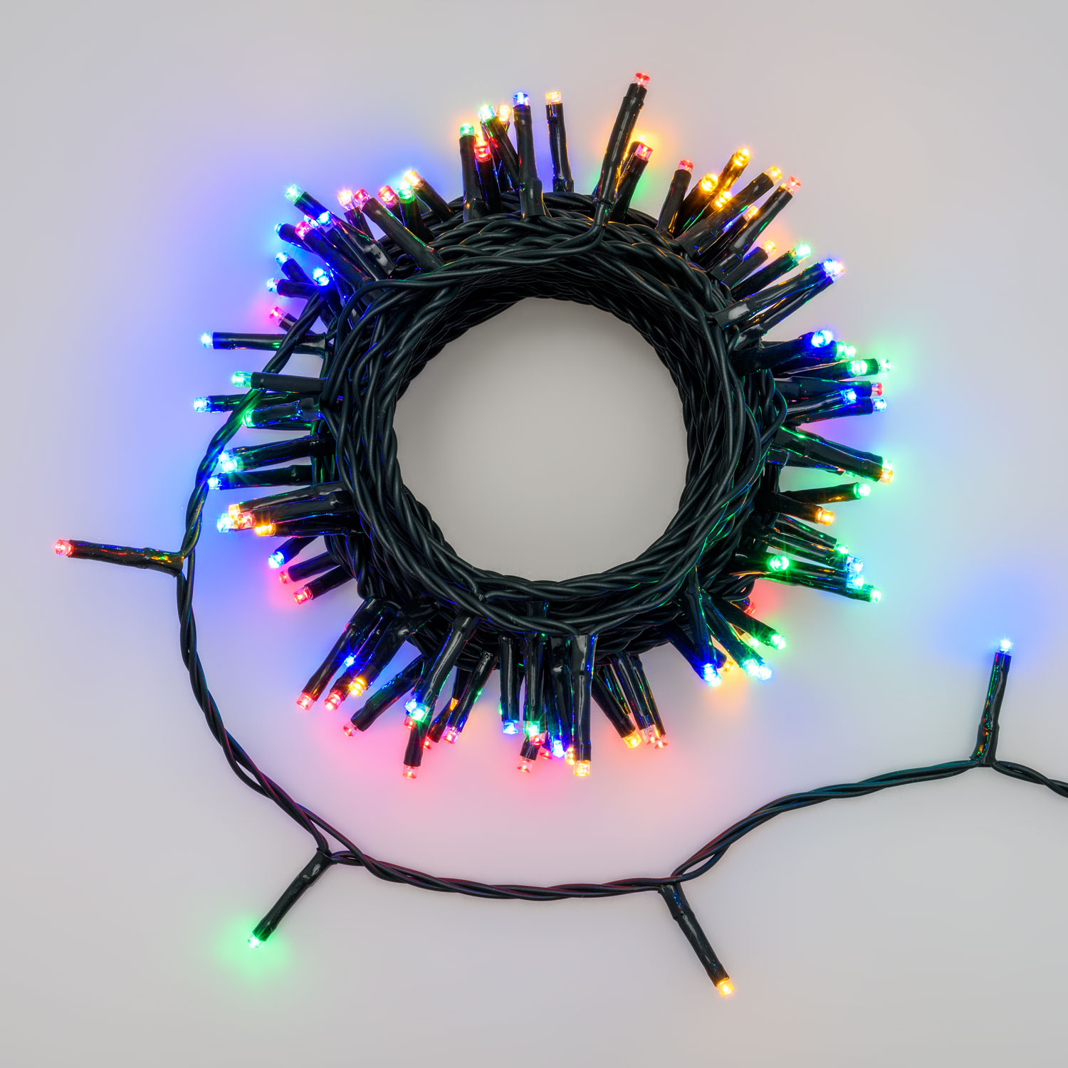 Lichterkette 8,9 m, 120 MiniLEDs multicolor, grünes Kabel 5 Lichterkette 8,9 m, 120 MiniLEDs multicolor, grünes Kabel 5