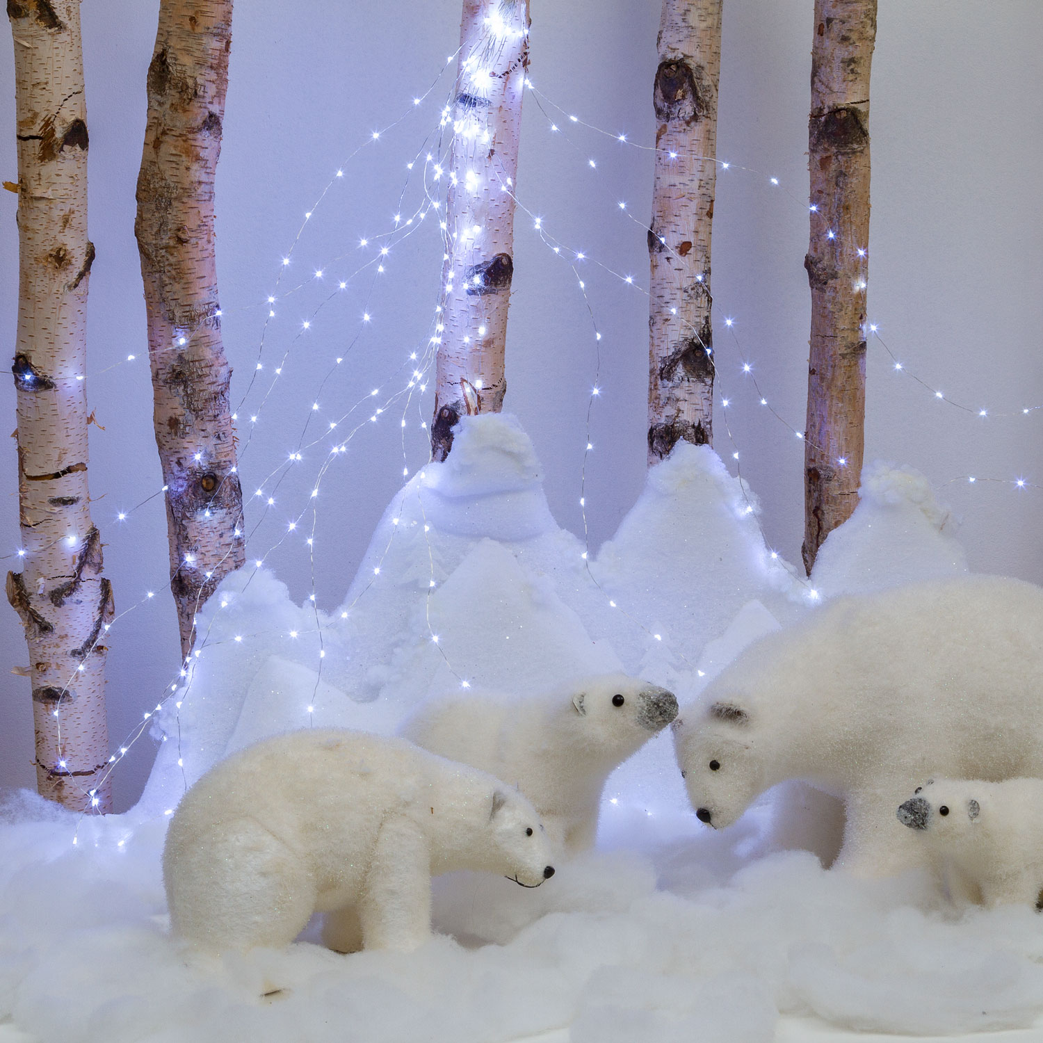 Lichterbündel 1 m, 300 Micro LEDs kaltweiß 3 Lichterbündel 1 m, 300 Micro LEDs kaltweiß 3