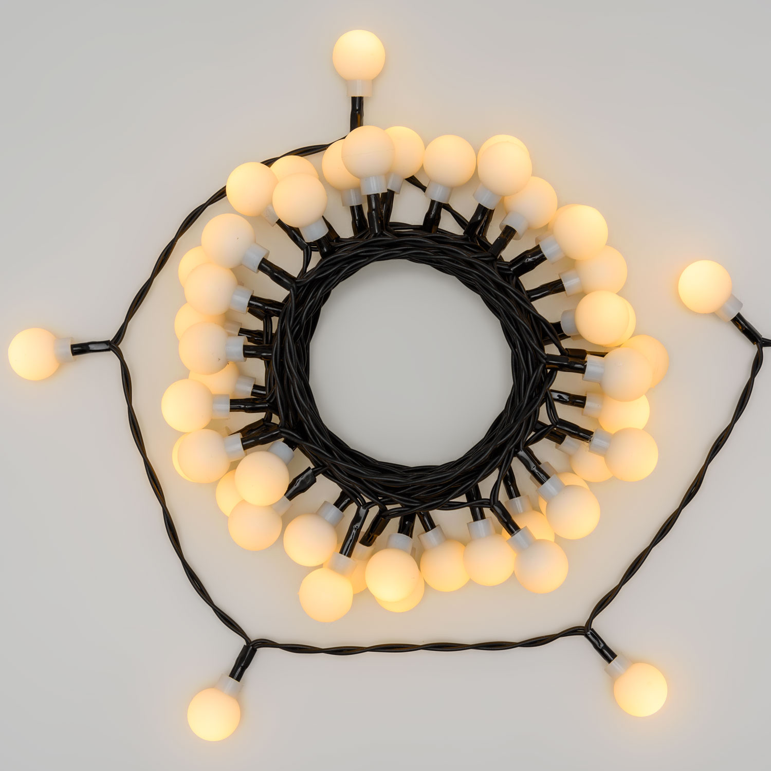 Catena a batteria 4,7 m, 48 minisfere, Dual Color LED Bianco Caldo e Multicolor 11 Catena a batteria 4,7 m, 48 minisfere, Dual Color LED Bianco Caldo e Multicolor 11