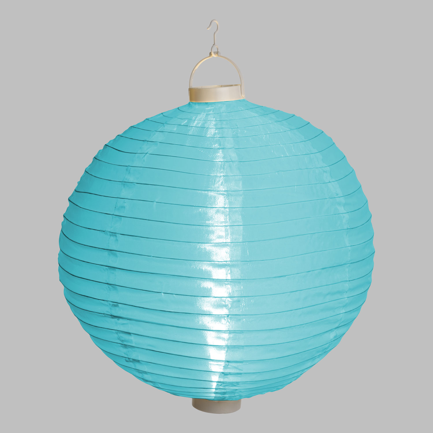 Blauer LED-Lampion Ø 40 cm, warmweißes Licht 2 Blauer LED-Lampion Ø 40 cm, warmweißes Licht 2