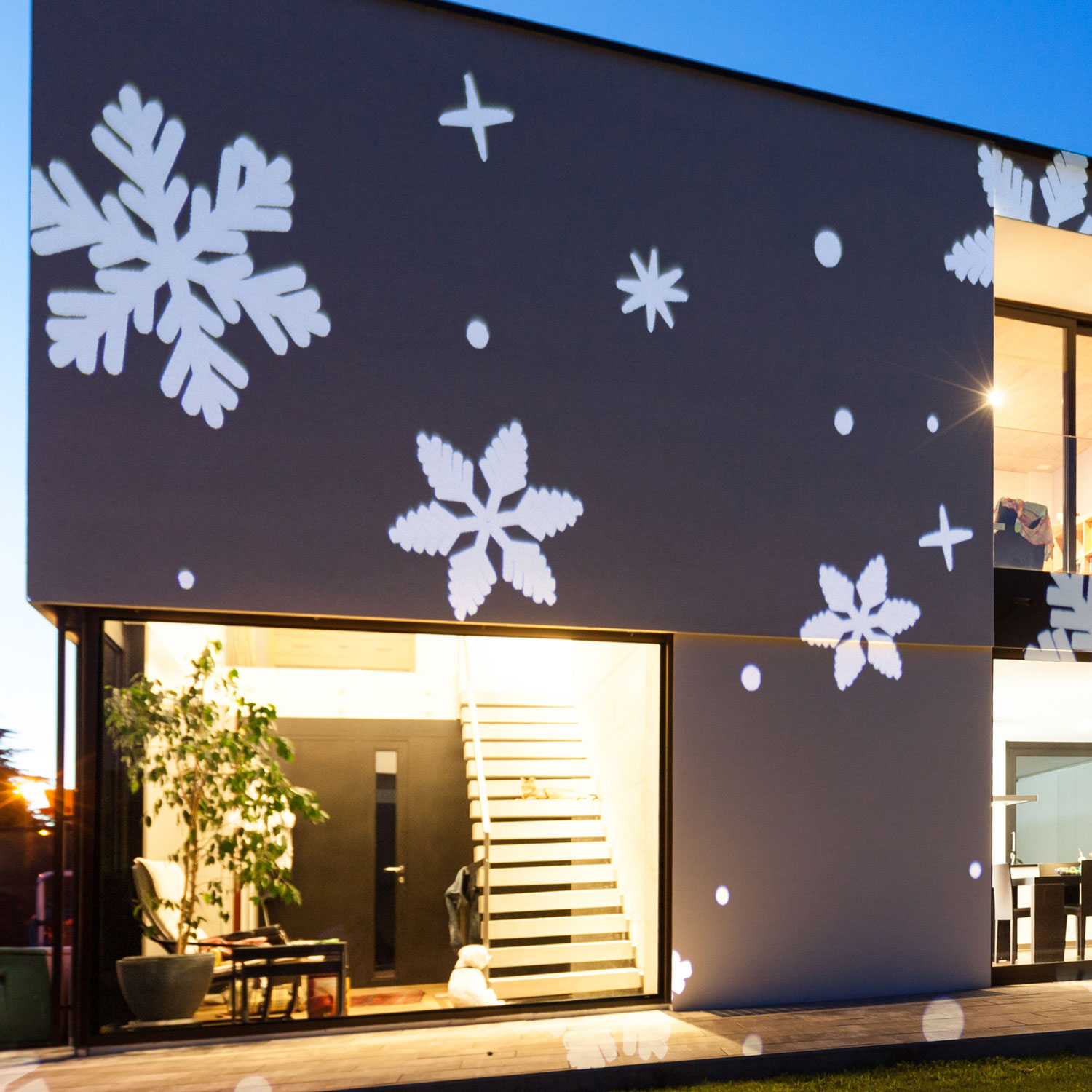 Gobo Schneefall-Effekt und Eiskristalle Ø105 mm 3 Gobo Schneefall-Effekt und Eiskristalle Ø105 mm 3