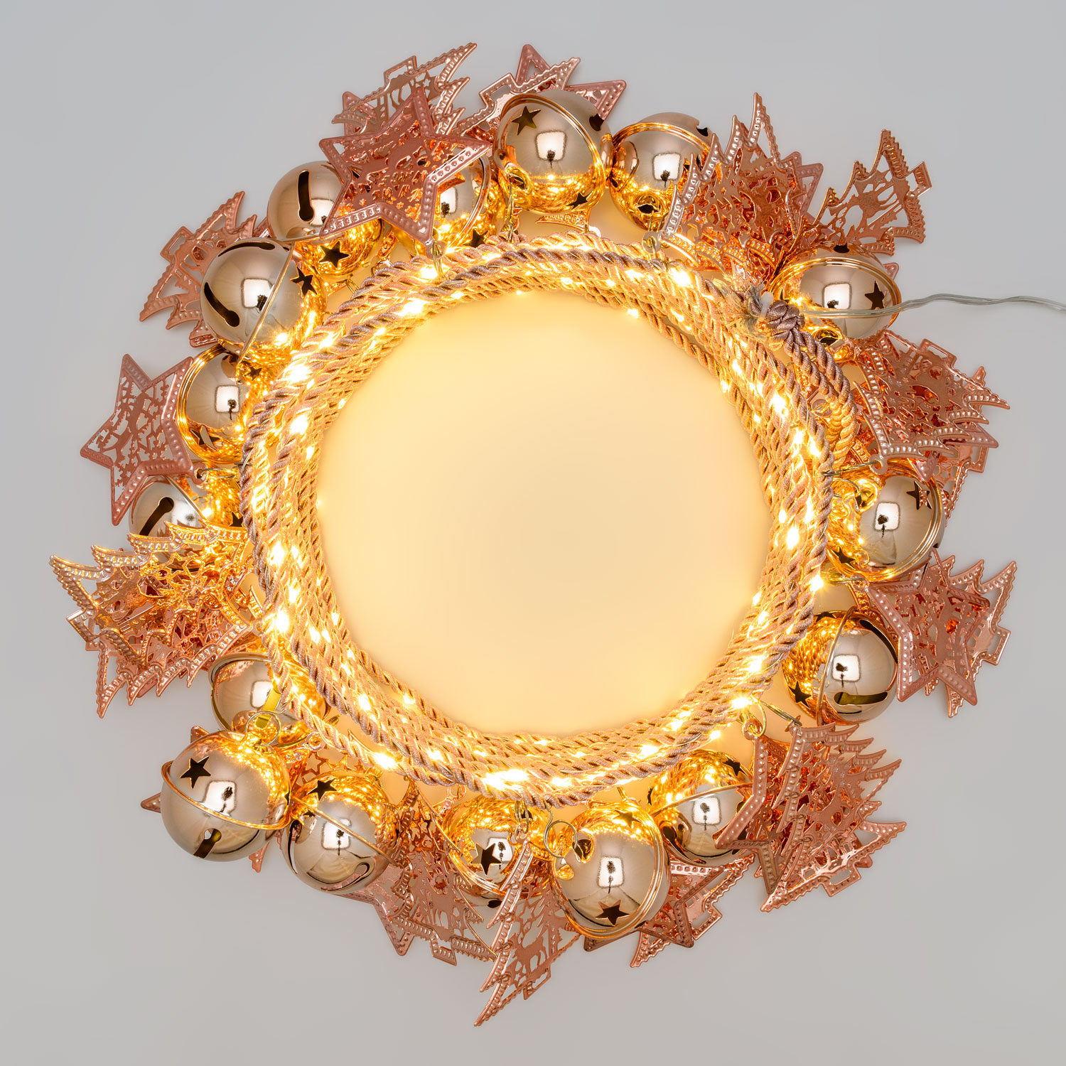 10m Copper Colored Metal Decorations String Lights, 200 Warm White MicroLEDs 2 10m Copper Colored Metal Decorations String Lights, 200 Warm White MicroLEDs 2