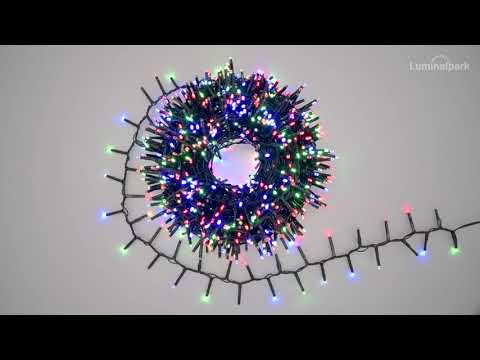 Guirnalda luminosa mini festón 20 m, 1000 mini led multicolor 2 Guirnalda luminosa mini festón 20 m, 1000 mini led multicolor 2