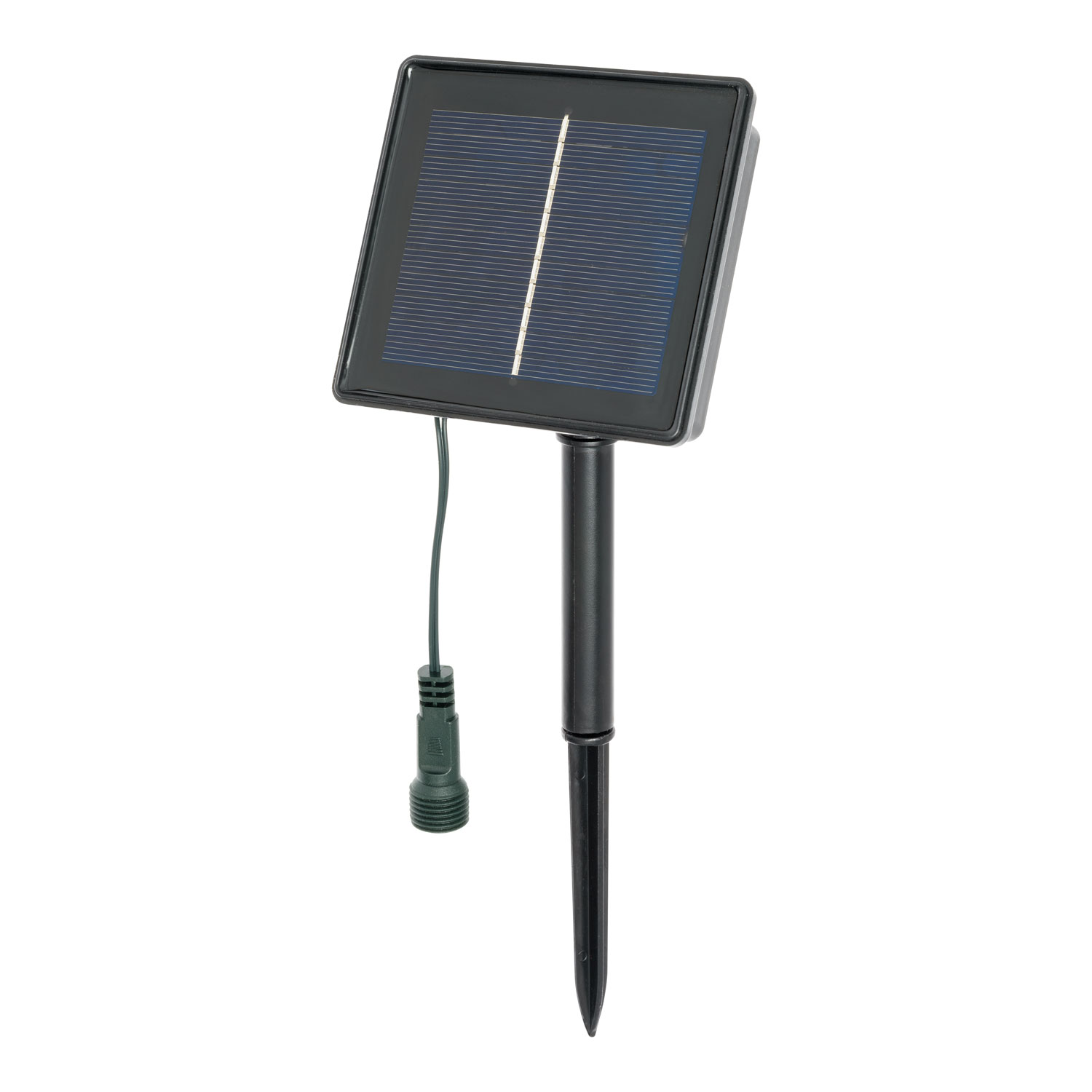 Lichterkette 25 m, 500 LEDs warmweiß, Solarpaneel, Trafo und Batteriehalter inklusive 4