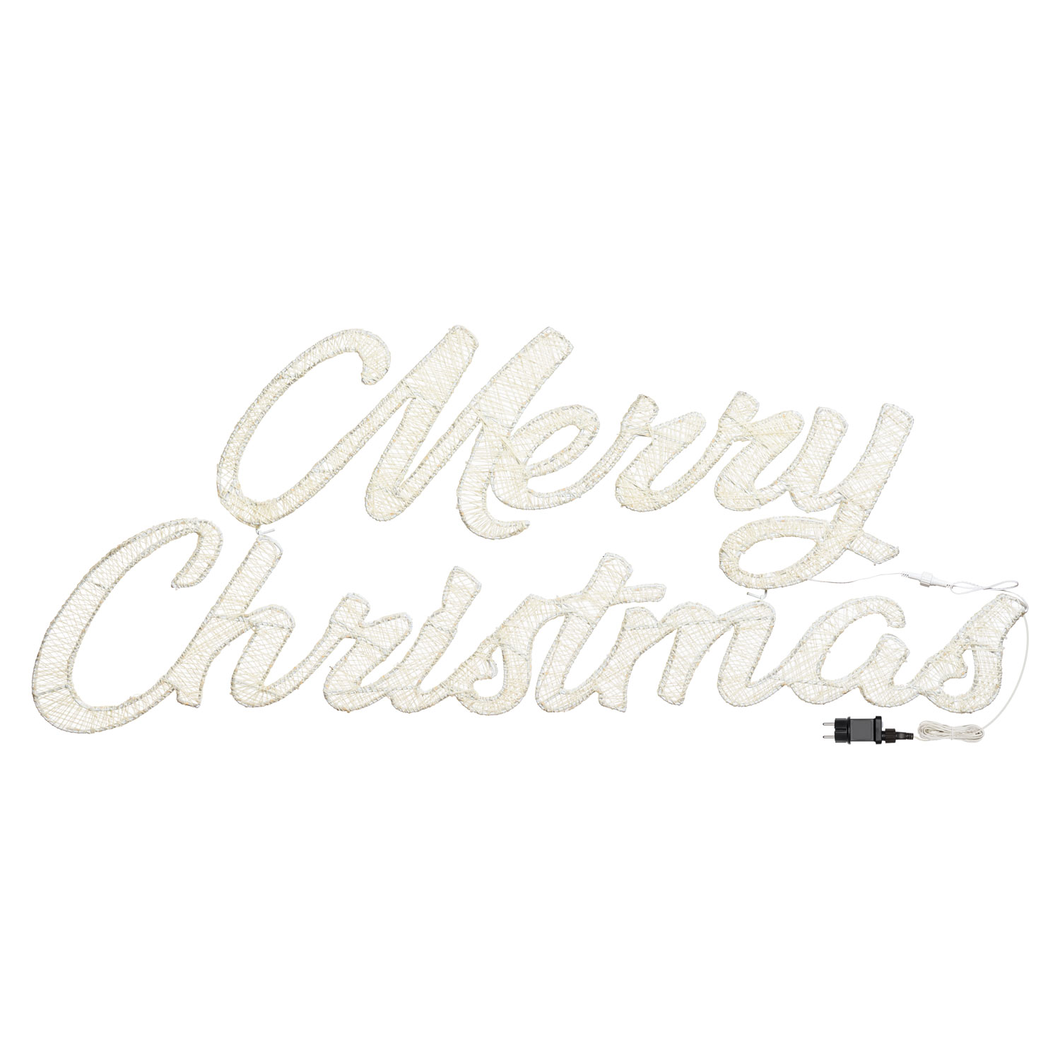 Écriture Merry Christmas 3D Light Cream & Brown, h. 45 cm, 320 Led blanc chaud traditionnel 2 Écriture Merry Christmas 3D Light Cream & Brown, h. 45 cm, 320 Led blanc chaud traditionnel 2