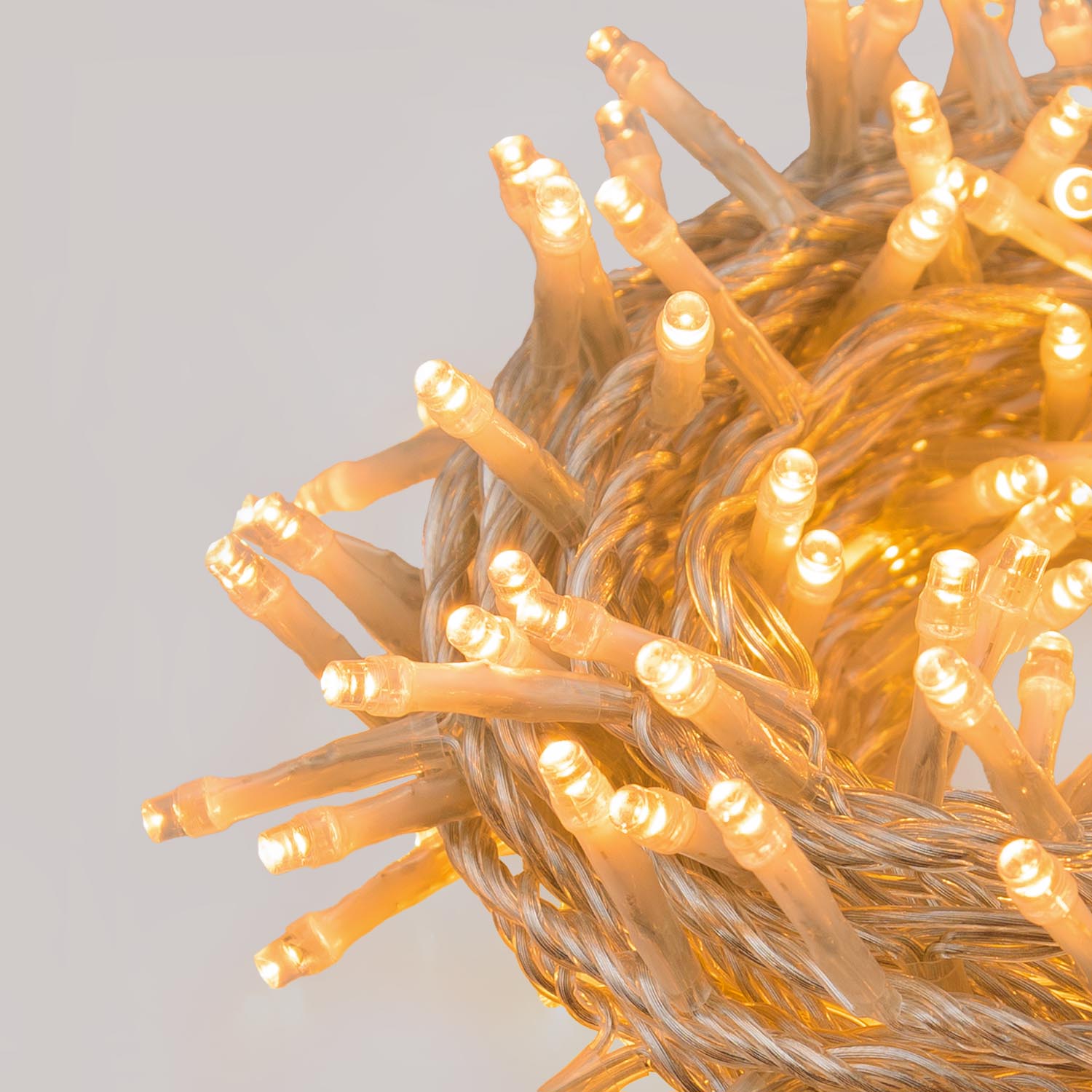 Lichterkette Connect+ 5 m, 100 LEDs Warmweiß, transparentes Kabel, verlängerbar 4 Lichterkette Connect+ 5 m, 100 LEDs Warmweiß, transparentes Kabel, verlängerbar 4