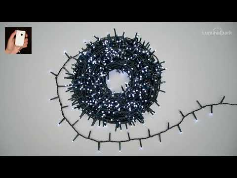 MiniCluster Lichterkette 30,5 m, 1000 MiniLEDs Ice kaltweiß 2 MiniCluster Lichterkette 30,5 m, 1000 MiniLEDs Ice kaltweiß 2
