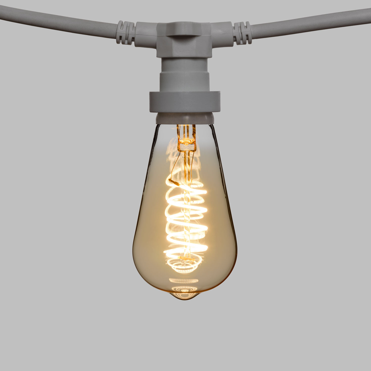 Guirnalda 5m con 16 bombillas led de 4W Edison espiral Ø 64mm 5 Guirnalda 5m con 16 bombillas led de 4W Edison espiral Ø 64mm 5