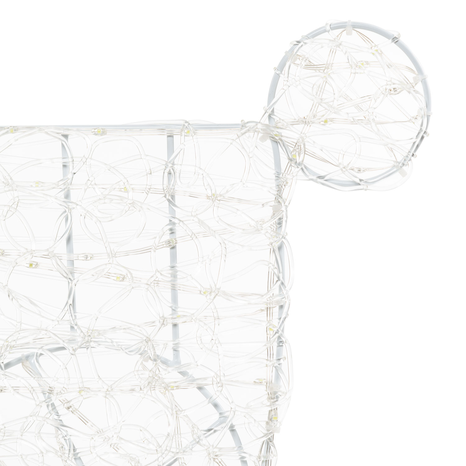 Renne avec Traîneau 2D, h. 80 cm, gouttes led blanc froid 8 Renne avec Traîneau 2D, h. 80 cm, gouttes led blanc froid 8