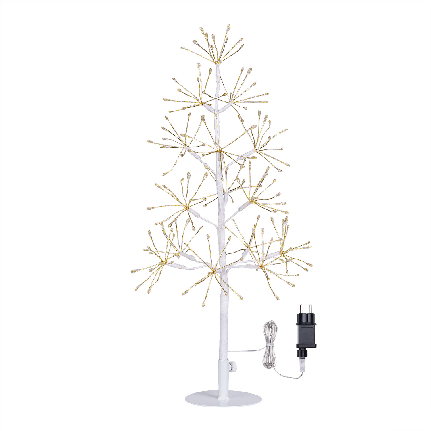 Árbol Rama RICCO h 0,45 m, 150 microled, blanco cálido, uso interior 2
