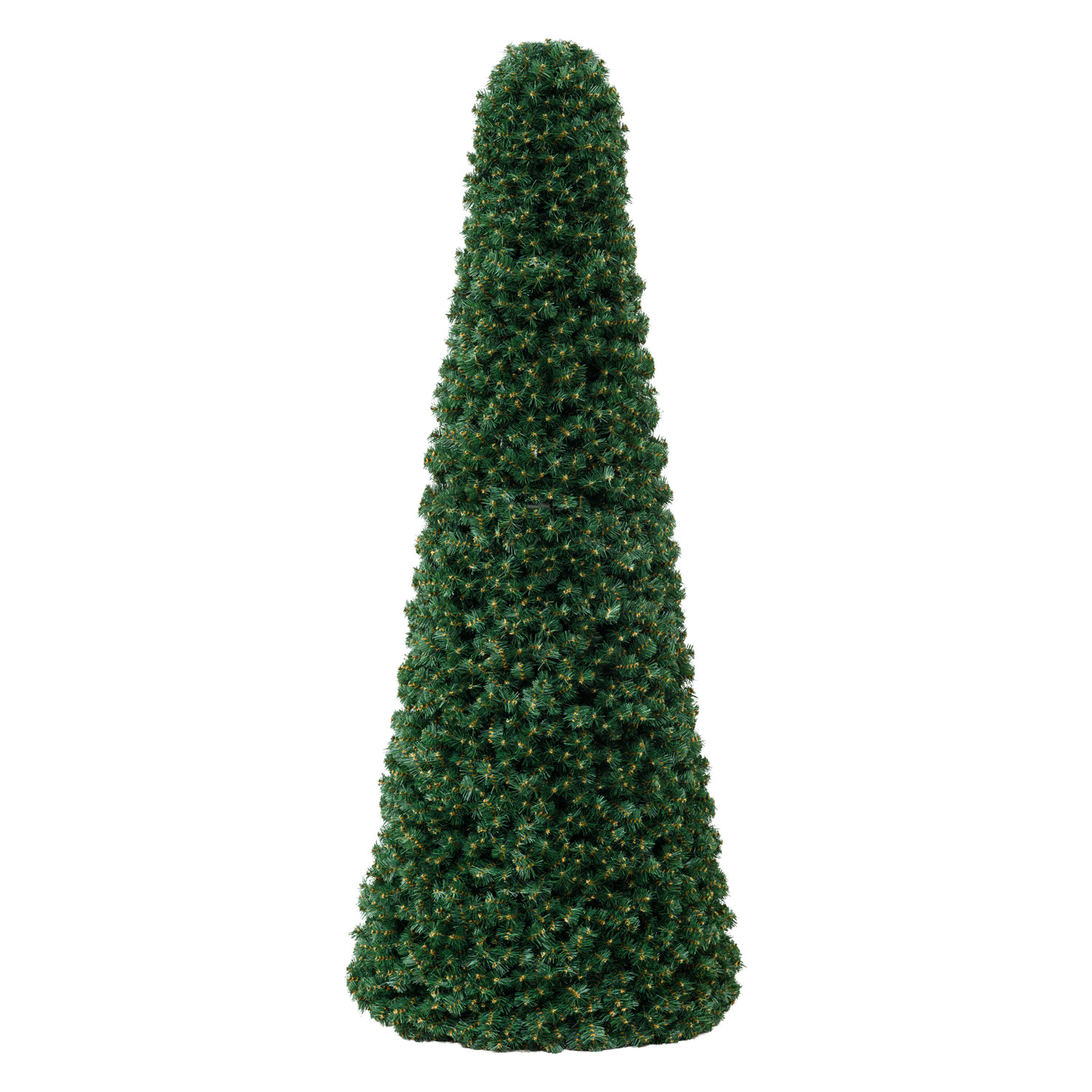 Cône Sapin de Noël Artificiel vert, h. 200 cm, diam. 85 cm, structure métallique Cône Sapin de Noël Artificiel vert, h. 200 cm, diam. 85 cm, structure métallique