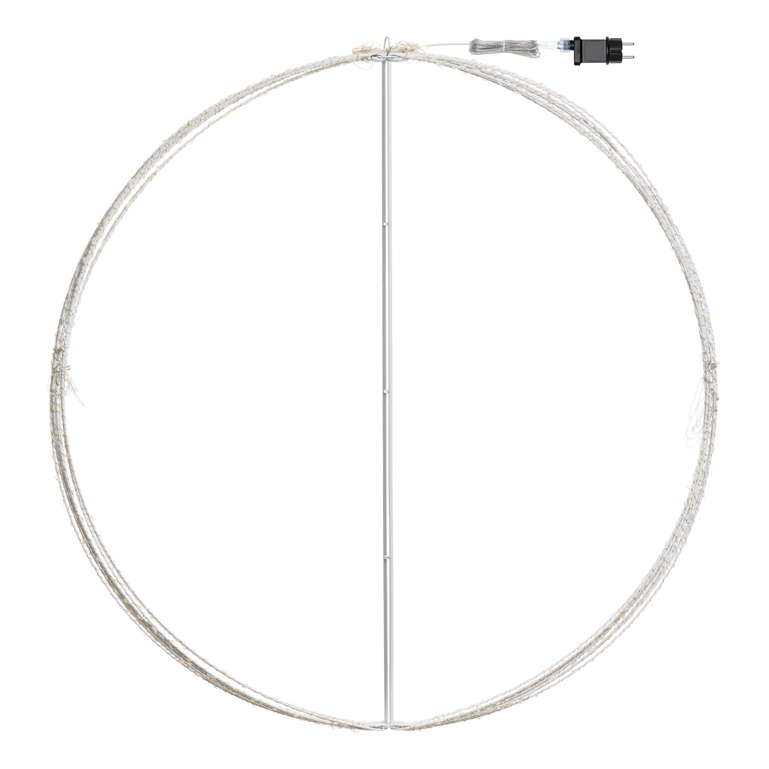 Esfera blanca 3D plegable, Ø 94 cm, microled blanco cálido y frío, uso interior 4 Esfera blanca 3D plegable, Ø 94 cm, microled blanco cálido y frío, uso interior 4