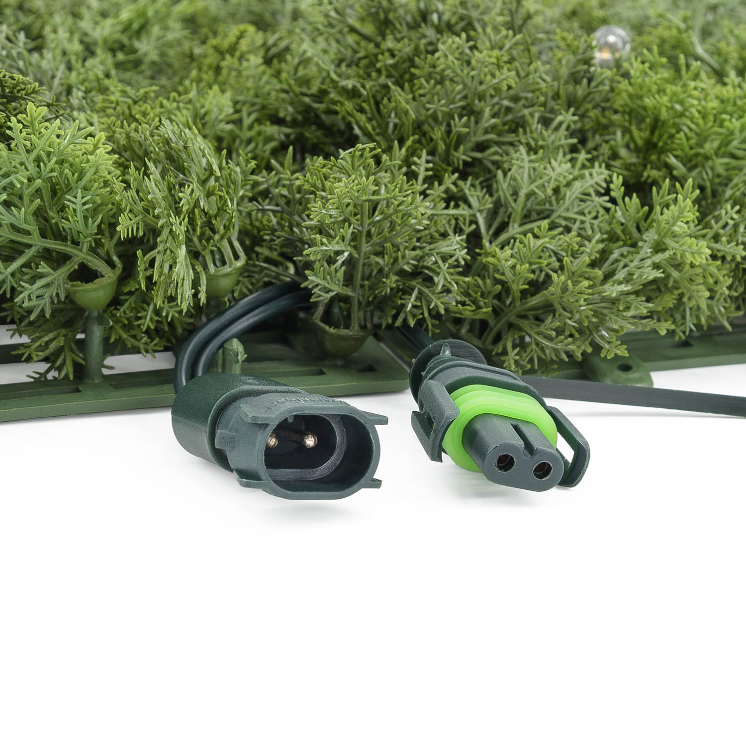 Pannello di Lichene artificiale verde bosco Green Wall Light, 16 maxiled Dual Color bianco caldo 10