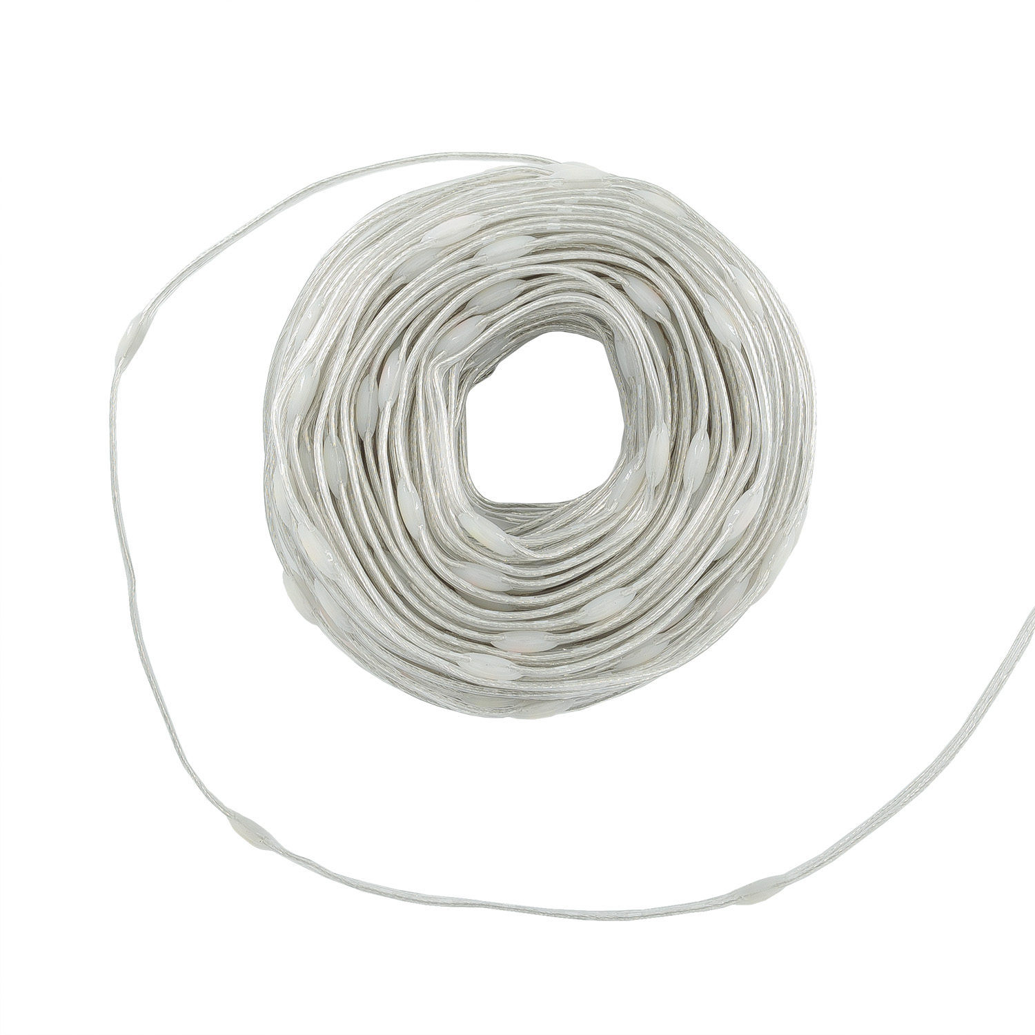 Catena 20 m, 200 Gocce di Luce Dual Color, led bianco caldo e multicolor, cavo trasparente 8