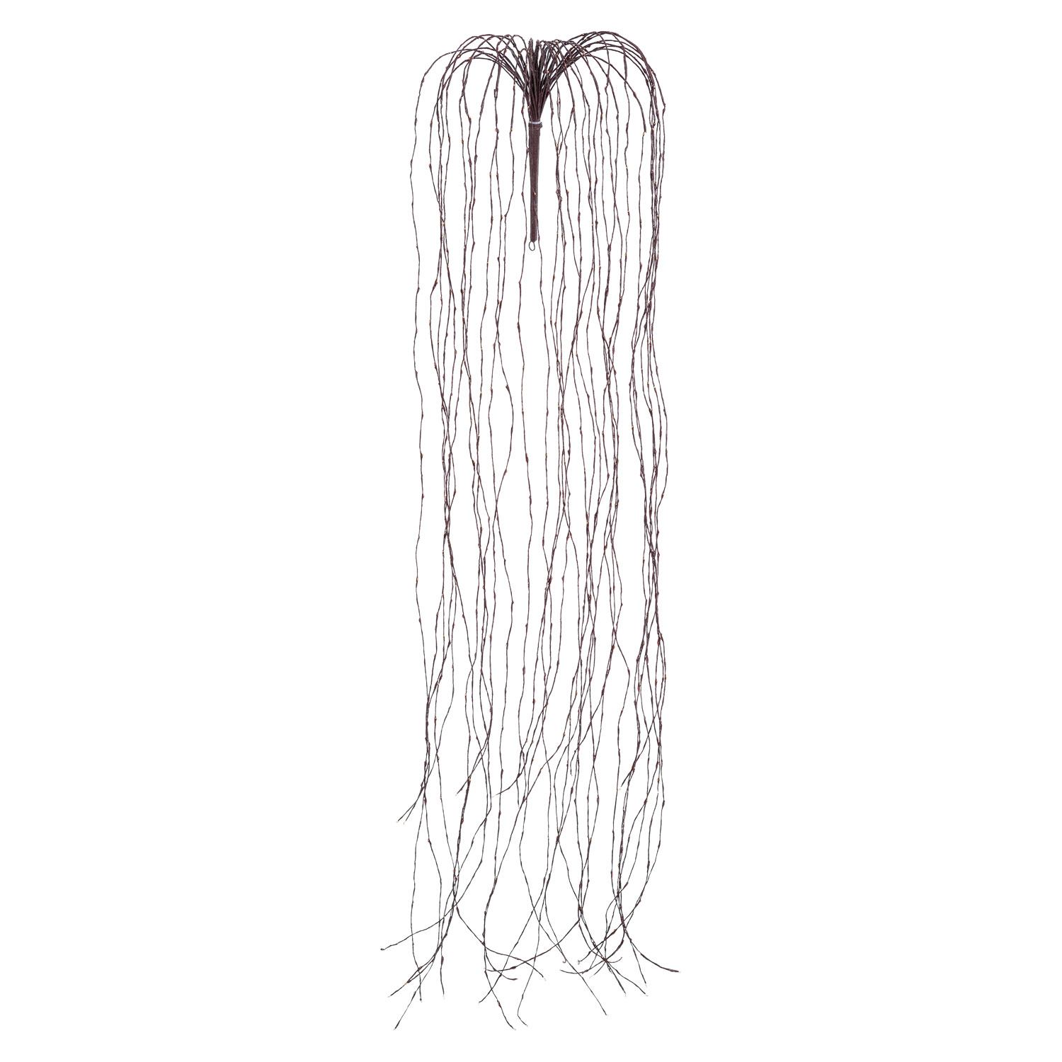 Branche de saule pleureur marron, 800 microled blanc chaud 2 Branche de saule pleureur marron, 800 microled blanc chaud 2