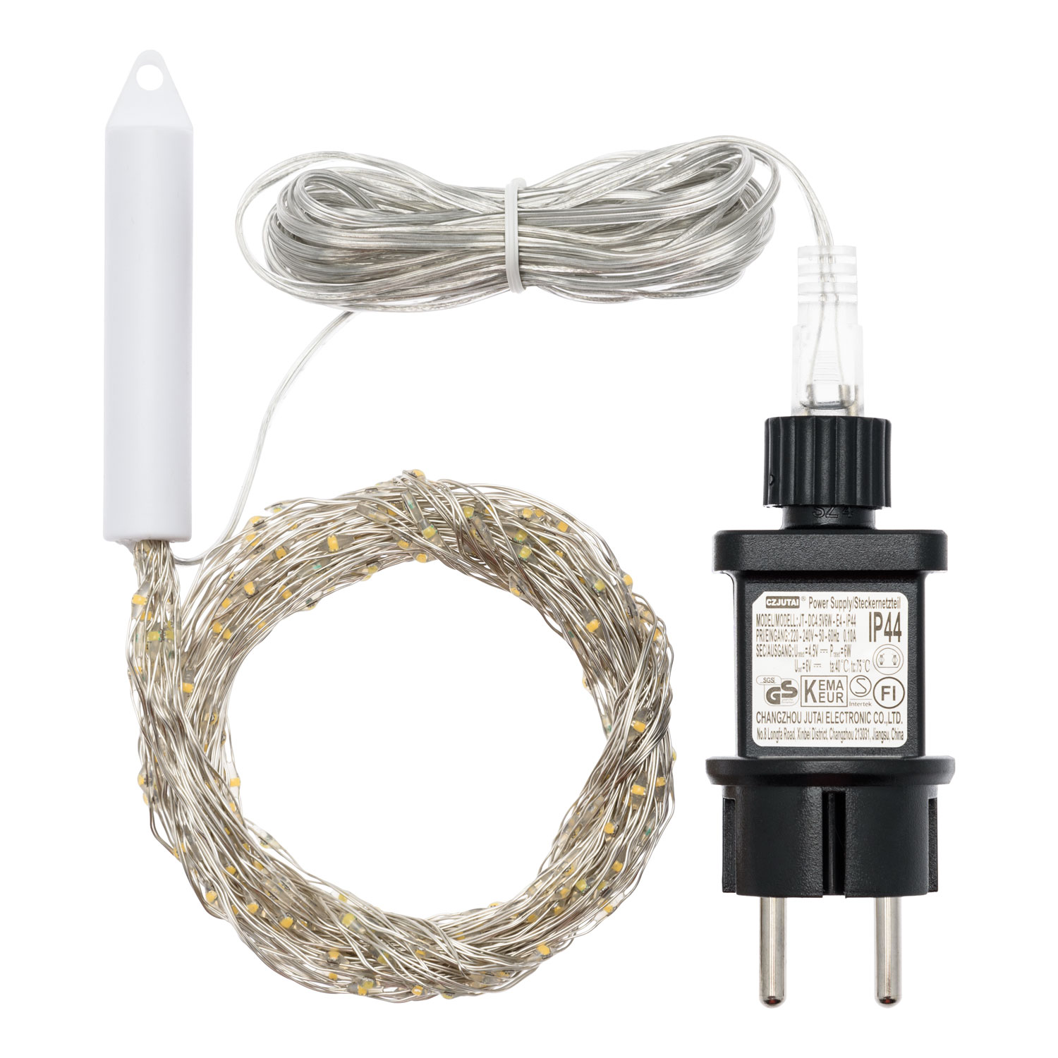 Lichterbündel 1 m, 300 Micro LEDs kalt- und warmweiß, Silberdraht 6 Lichterbündel 1 m, 300 Micro LEDs kalt- und warmweiß, Silberdraht 6