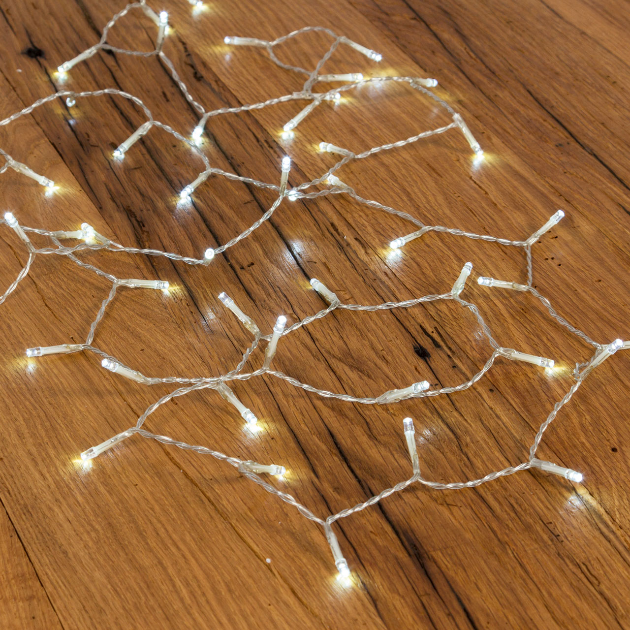Lichterkette 3,8 m, 96 LEDs kaltweiß 3 Lichterkette 3,8 m, 96 LEDs kaltweiß 3