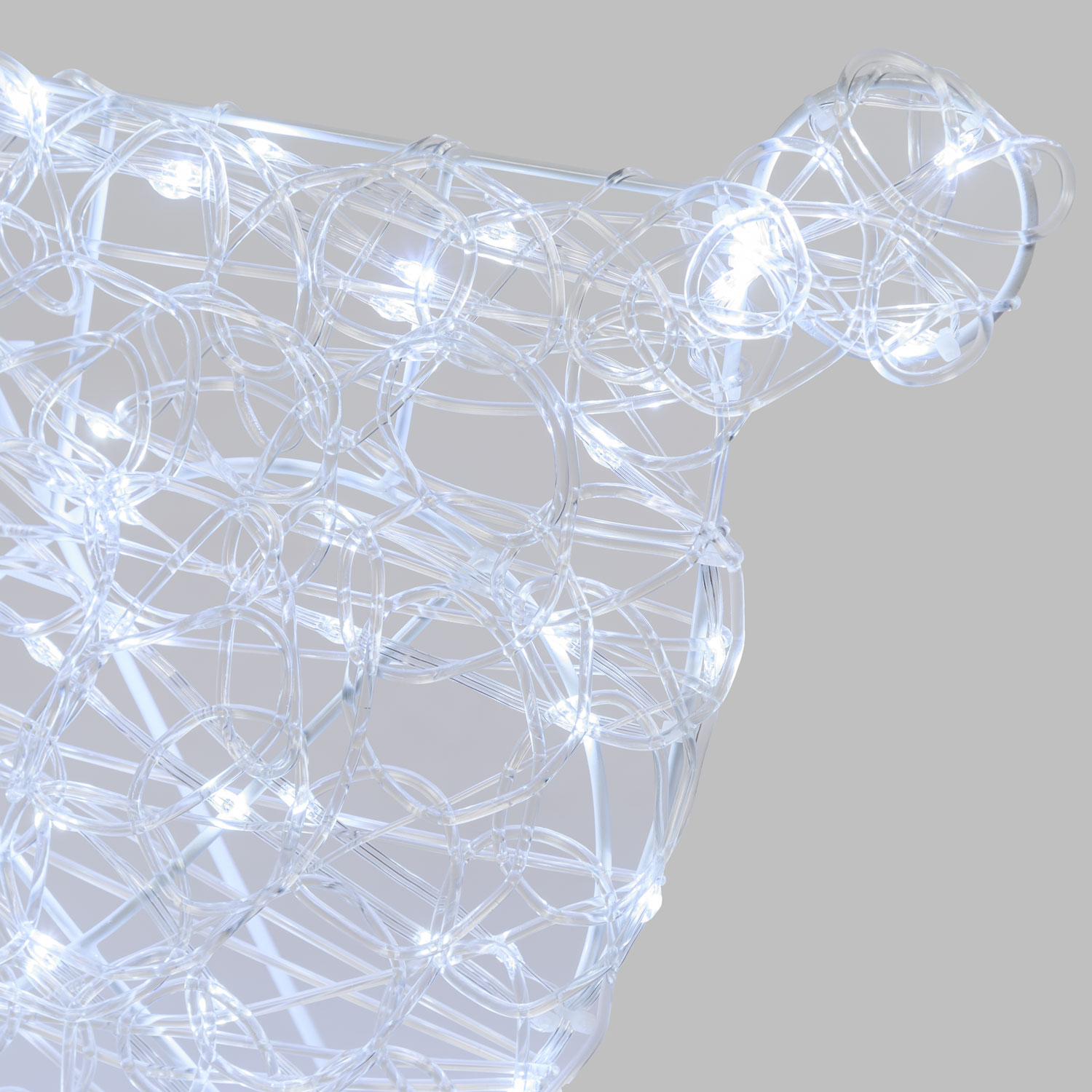 Renne avec Traîneau 2D, h. 65 cm, gouttes led blanc froid 2 Renne avec Traîneau 2D, h. 65 cm, gouttes led blanc froid 2