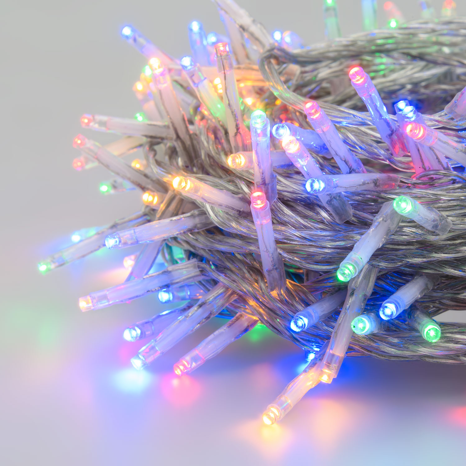 Guirlande 13,1 m, 180 miniled multicolor, câble transparent 4 Guirlande 13,1 m, 180 miniled multicolor, câble transparent 4