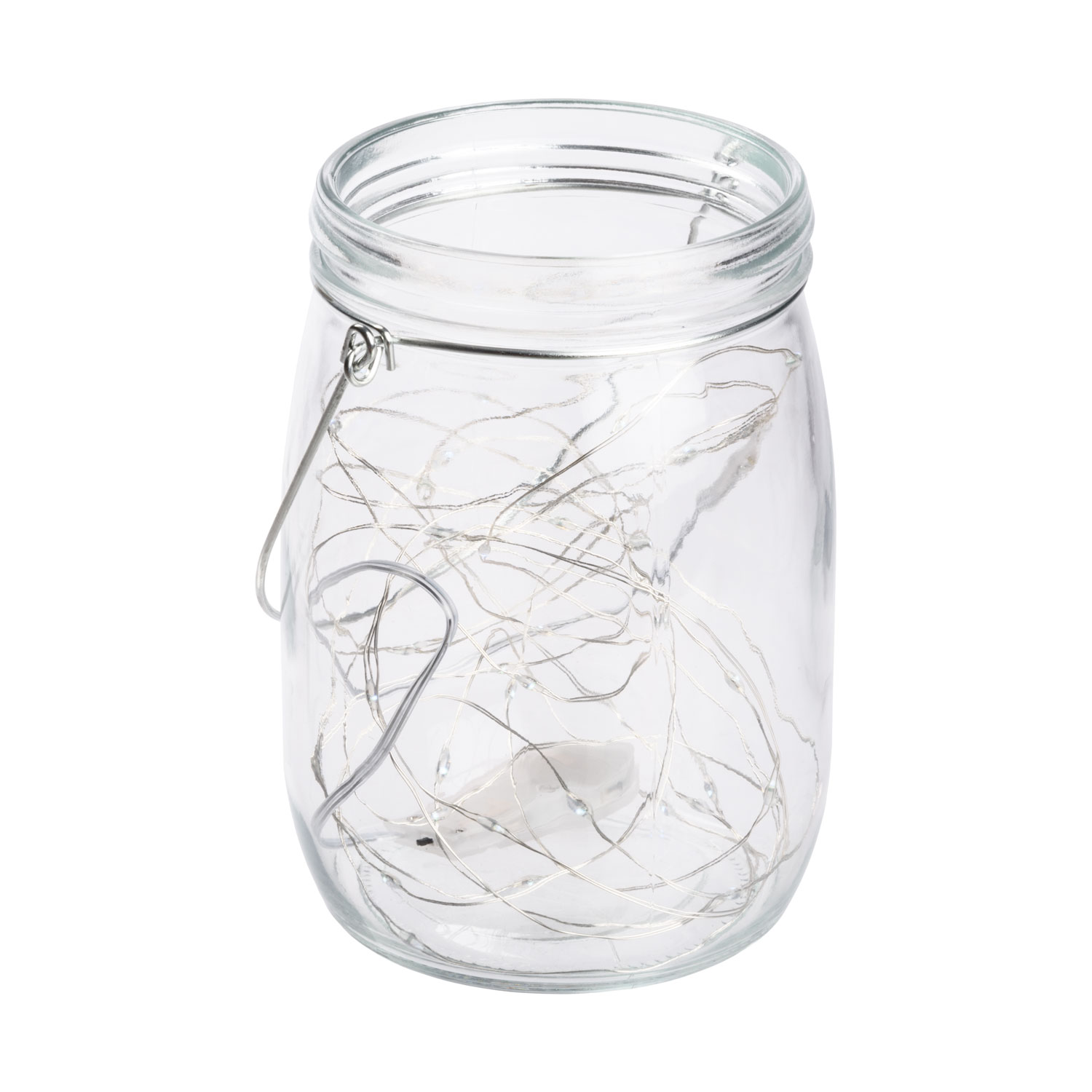 Dekoglas h 15,5 cm, 40 Micro LEDs kaltweiß 4 Dekoglas h 15,5 cm, 40 Micro LEDs kaltweiß 4