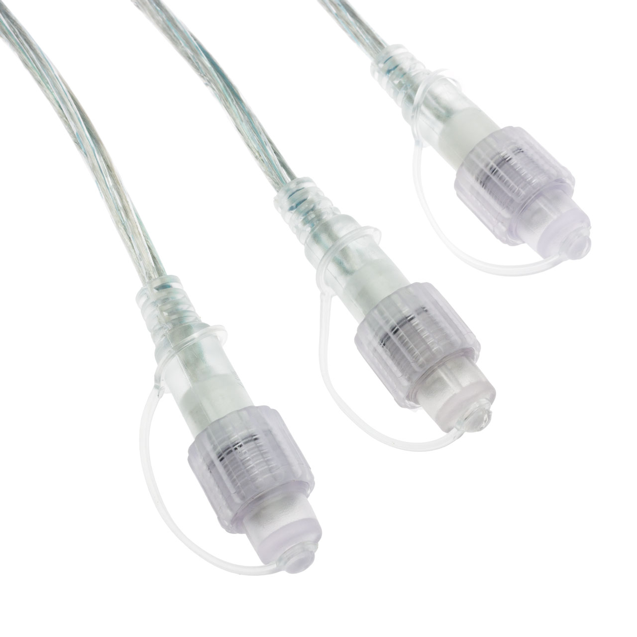 PL24V Multiverbinder 3 Ausgänge, transparentes Kabel 3 PL24V Multiverbinder 3 Ausgänge, transparentes Kabel 3