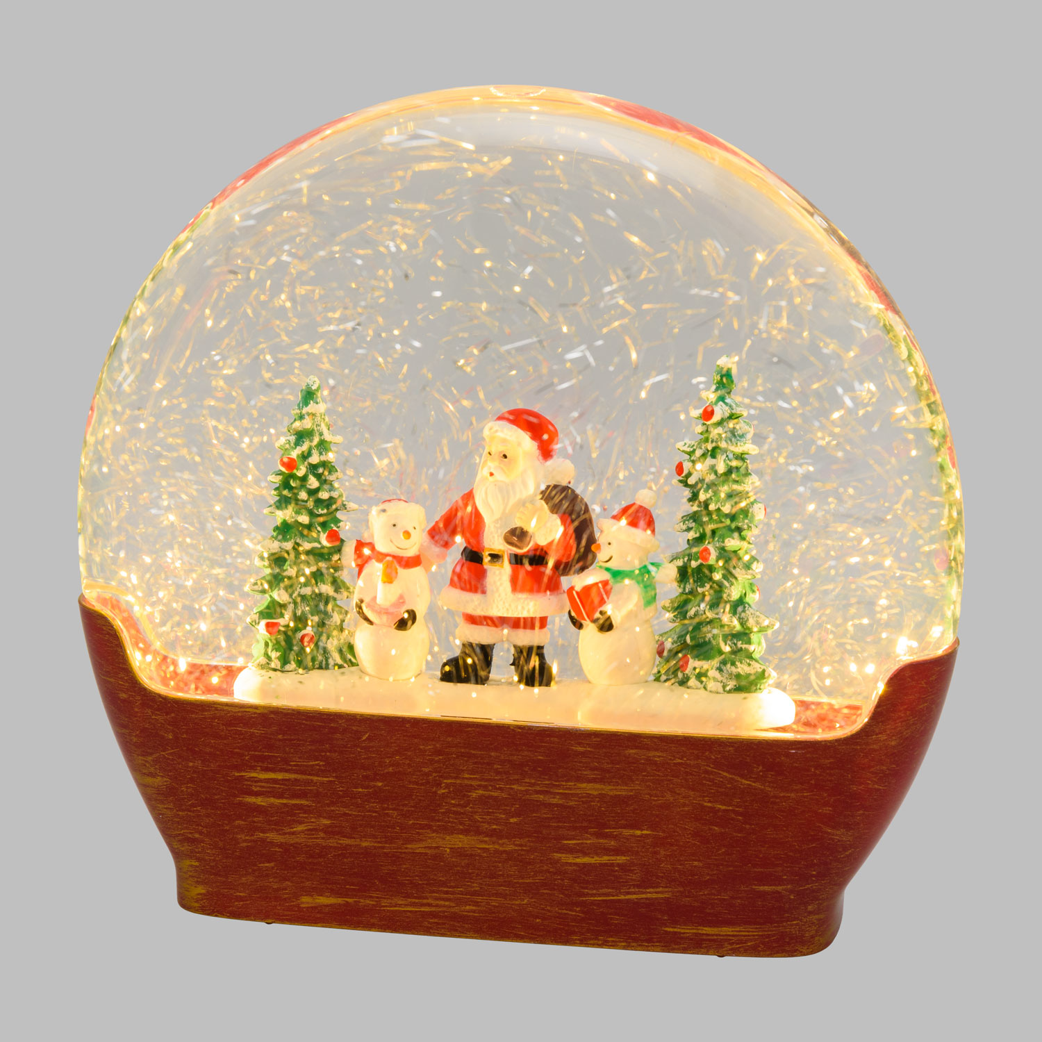 h 19 cm, Antique red glass lantern, Christmas landscape with glitter snowfall, warm white led 7 h 19 cm, Antique red glass lantern, Christmas landscape with glitter snowfall, warm white led 7