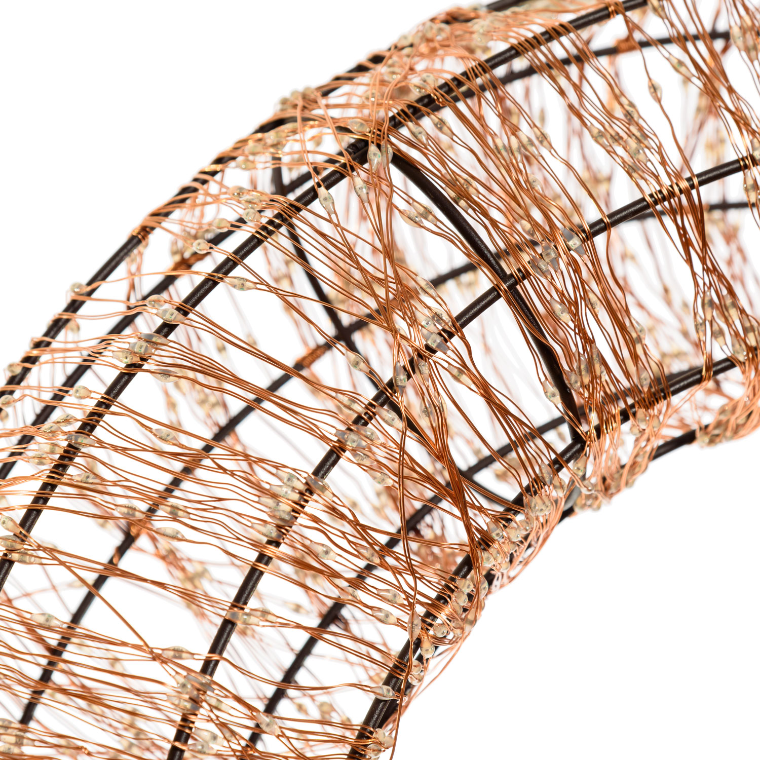 Couronne 3D Marron Ø 55 cm, 3000 Micro led RGB Couleurs Changeantes, intérieur 5 Couronne 3D Marron Ø 55 cm, 3000 Micro led RGB Couleurs Changeantes, intérieur 5