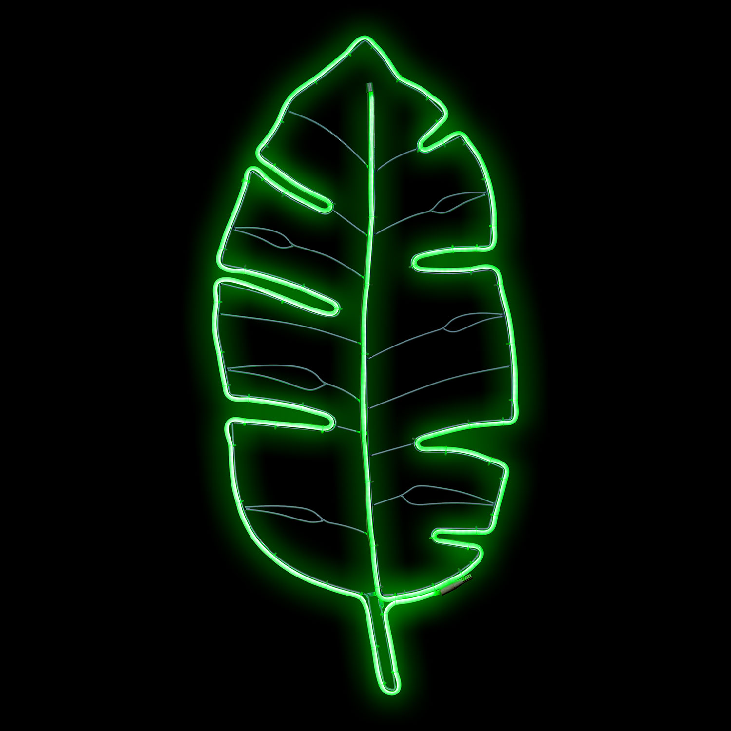 Lampe Feuille tropicale en tube lumineux effet néon, 114 cm, 528 led vert 4 Lampe Feuille tropicale en tube lumineux effet néon, 114 cm, 528 led vert 4