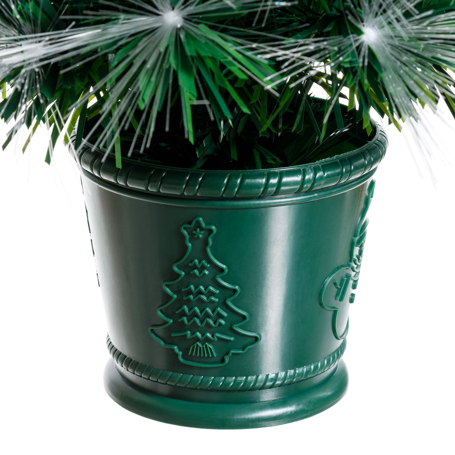 Weihnachtsbaum aus PVC mit nuancierten Glasfasern 70 cm, warmweiß und bunt 8 Weihnachtsbaum aus PVC mit nuancierten Glasfasern 70 cm, warmweiß und bunt 8