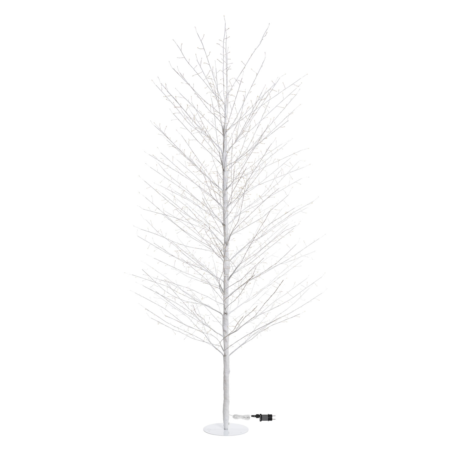 Arbre Branche lumineux Tilleul blanc 2,3 m, 1560 microled blanc chaud, intérieur 5 Arbre Branche lumineux Tilleul blanc 2,3 m, 1560 microled blanc chaud, intérieur 5