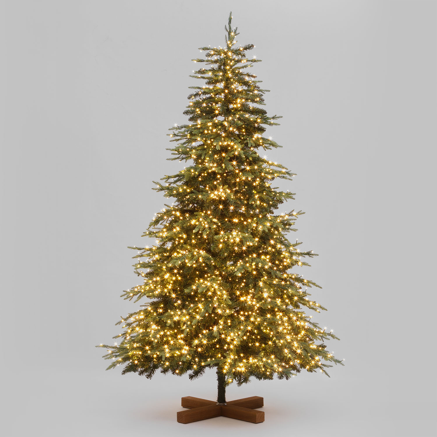 Albero Deluxe in finto pino 195 cm, 2950 miniled integrati bianco caldo 1