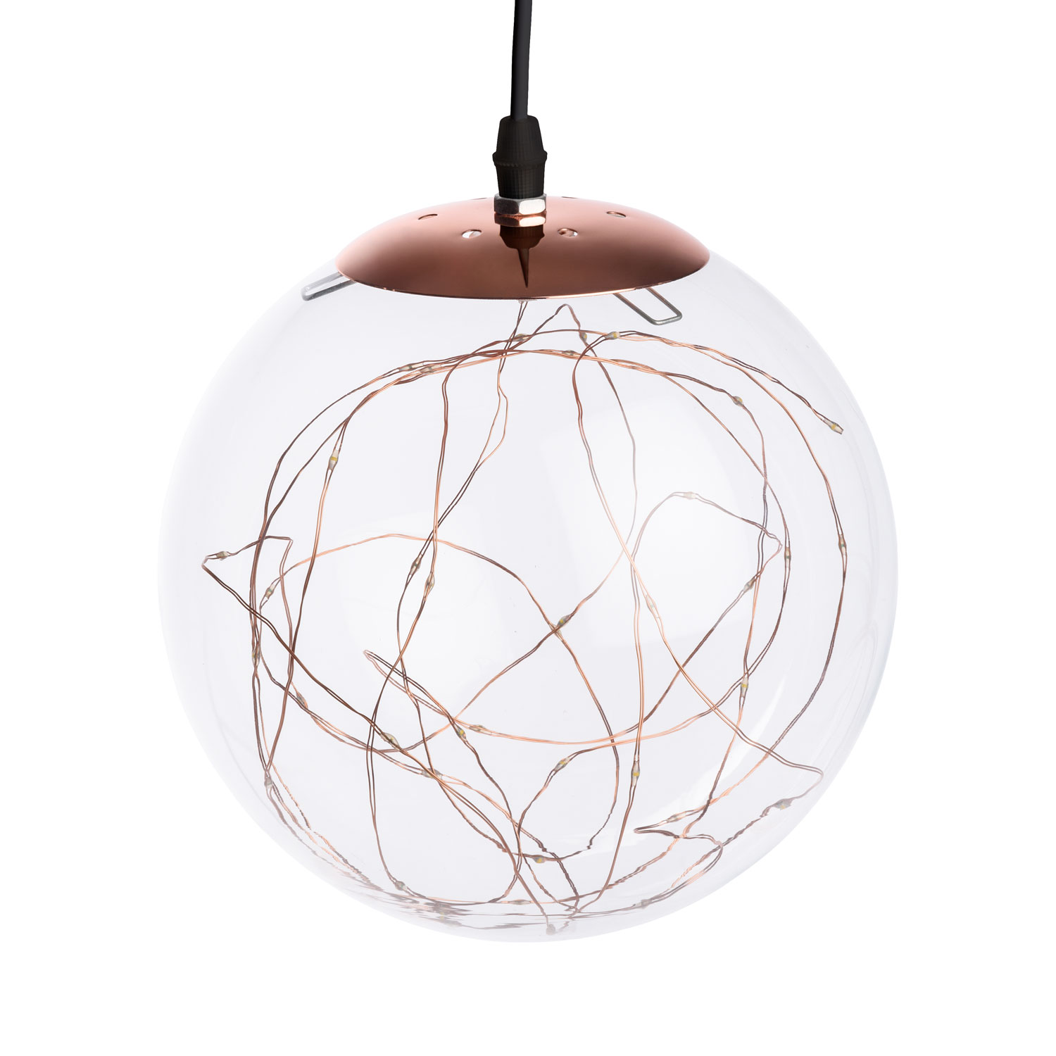 Lampada vintage a sfera con microled bianco caldo, Ø 20 cm 10 Lampada vintage a sfera con microled bianco caldo, Ø 20 cm 10