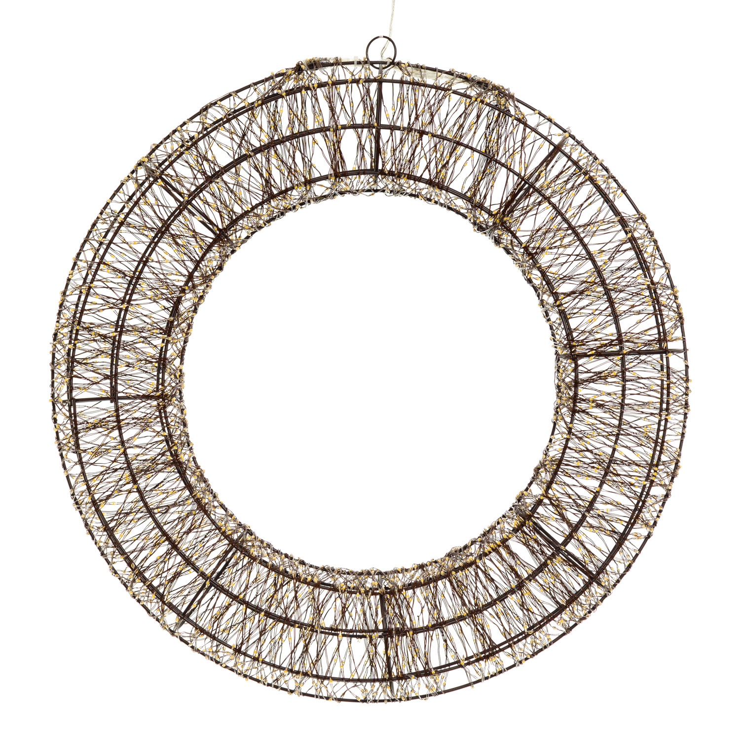 Couronne 3D, Ø 55 cm, 3000 Micro ledblanc chaud et blanc froid, intérieur 4 Couronne 3D, Ø 55 cm, 3000 Micro ledblanc chaud et blanc froid, intérieur 4