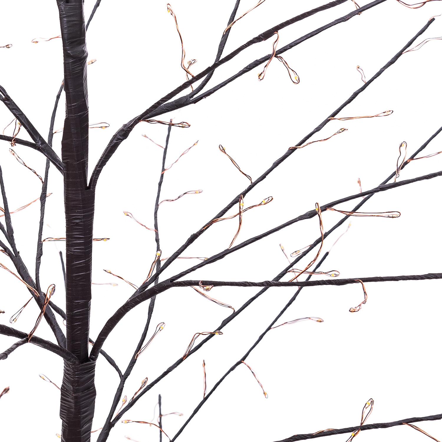 Albero Ramo Tiglio marrone h 1,5 m, 640 microled bianco caldo, uso interno 3