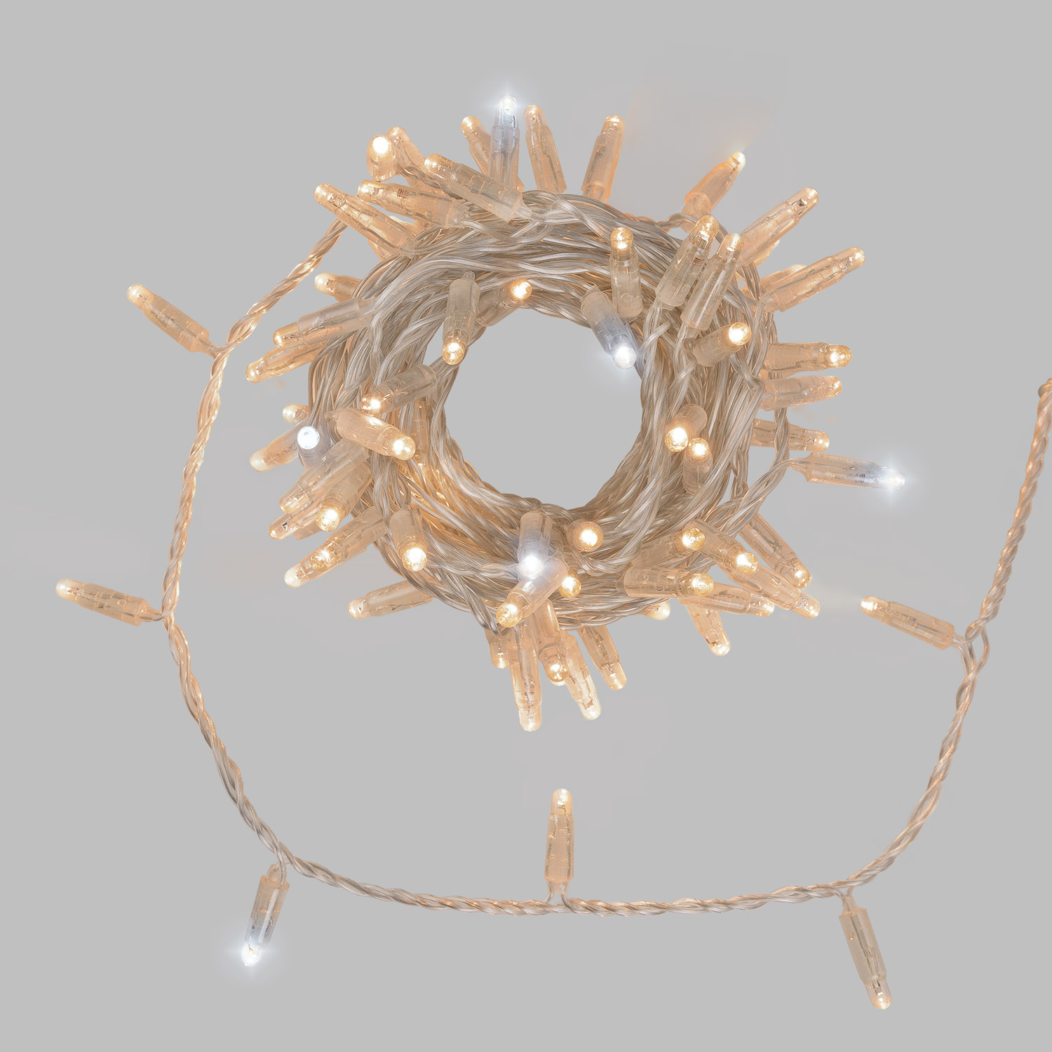 Guirlande Connect ProLine 36V, 8 m, 80 maxiled blanc chaud soft, câble transparent 4